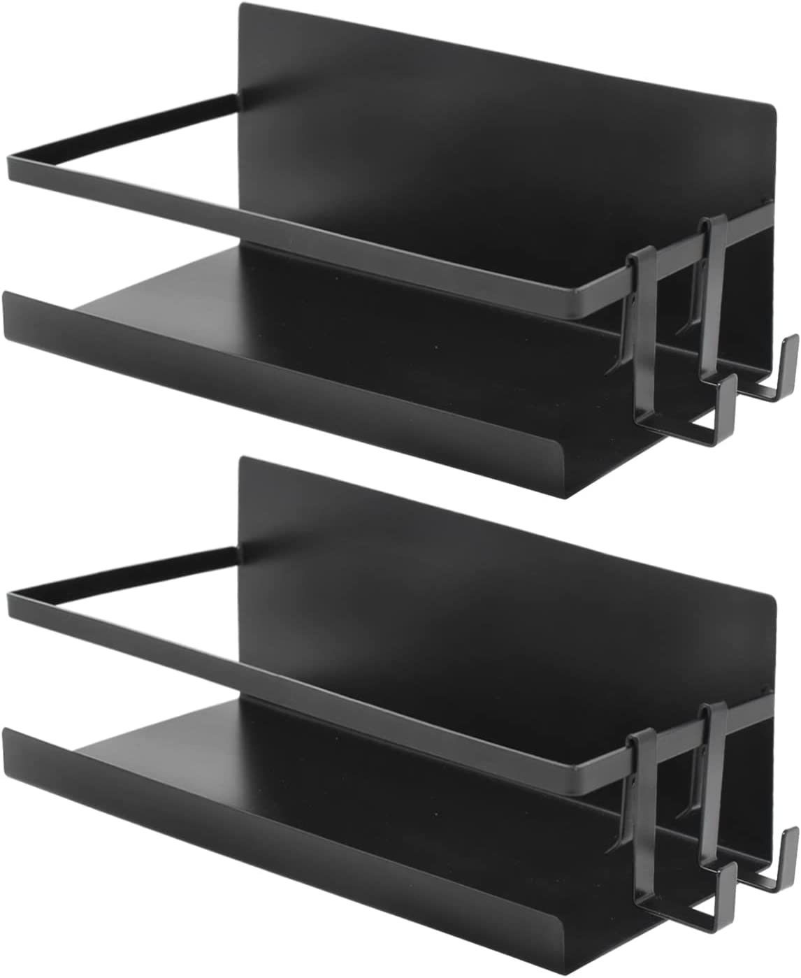 JOEJI’S KITCHEN Gewürzregal Gewürzregal Magnetisch - Kühlschrank Backofen Regal 2er Ohne Bohren