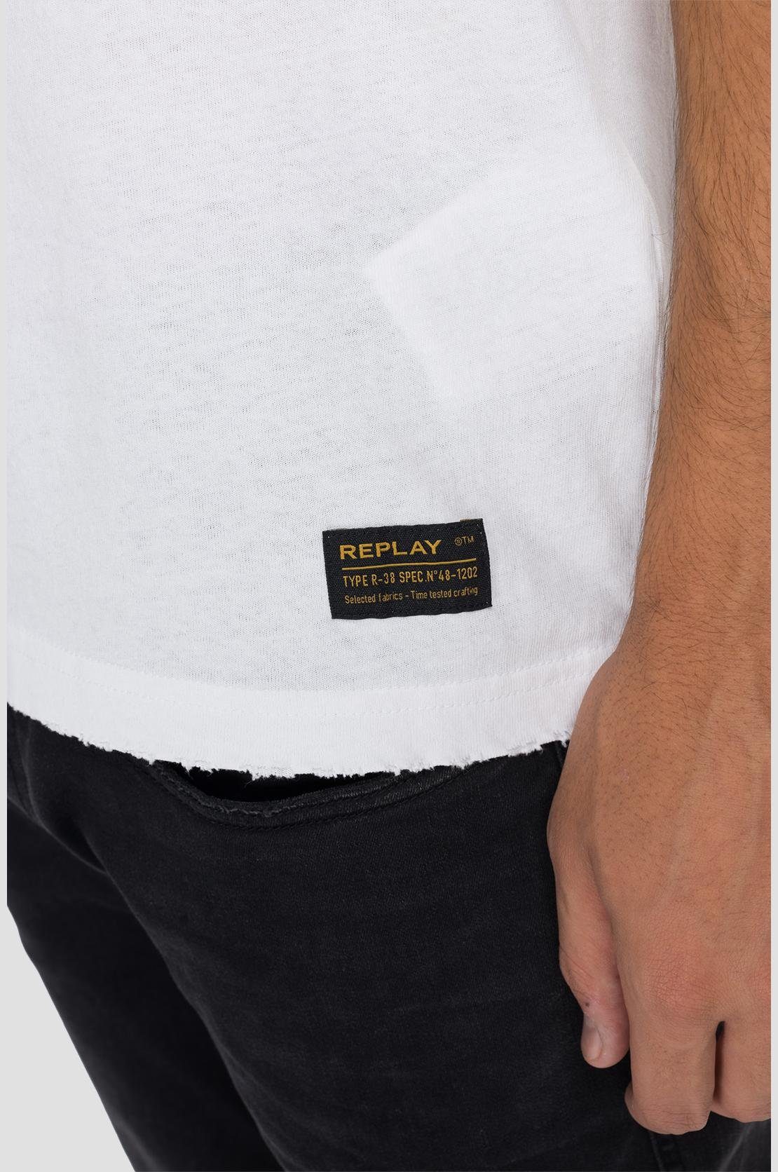 Herren Shirts Replay T-Shirt REPLAY-AUFDRUCK MIT TIGERMOTIV