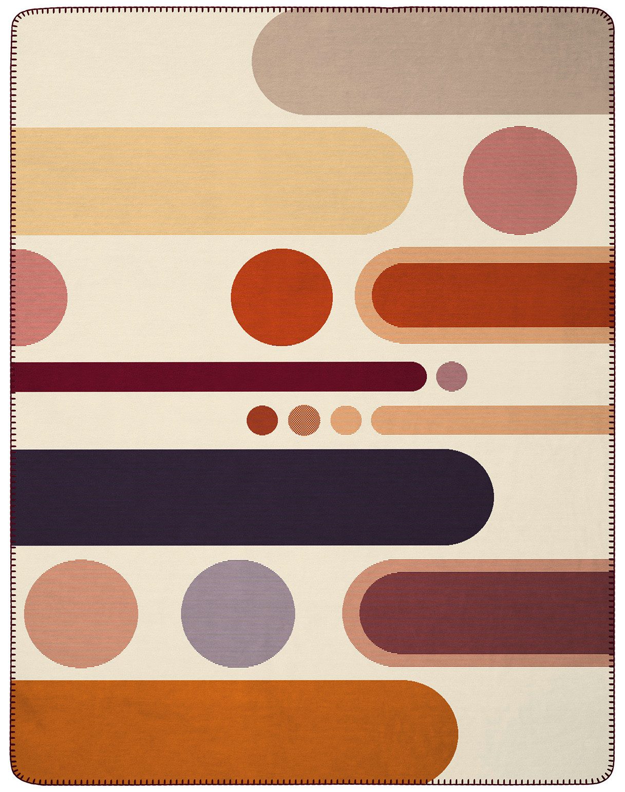 Wohndecke Miami, bunte Sofadecke mit ikonischem Retro-Design, Decke in 150x200, Villeroy & Boch, Made in Germany