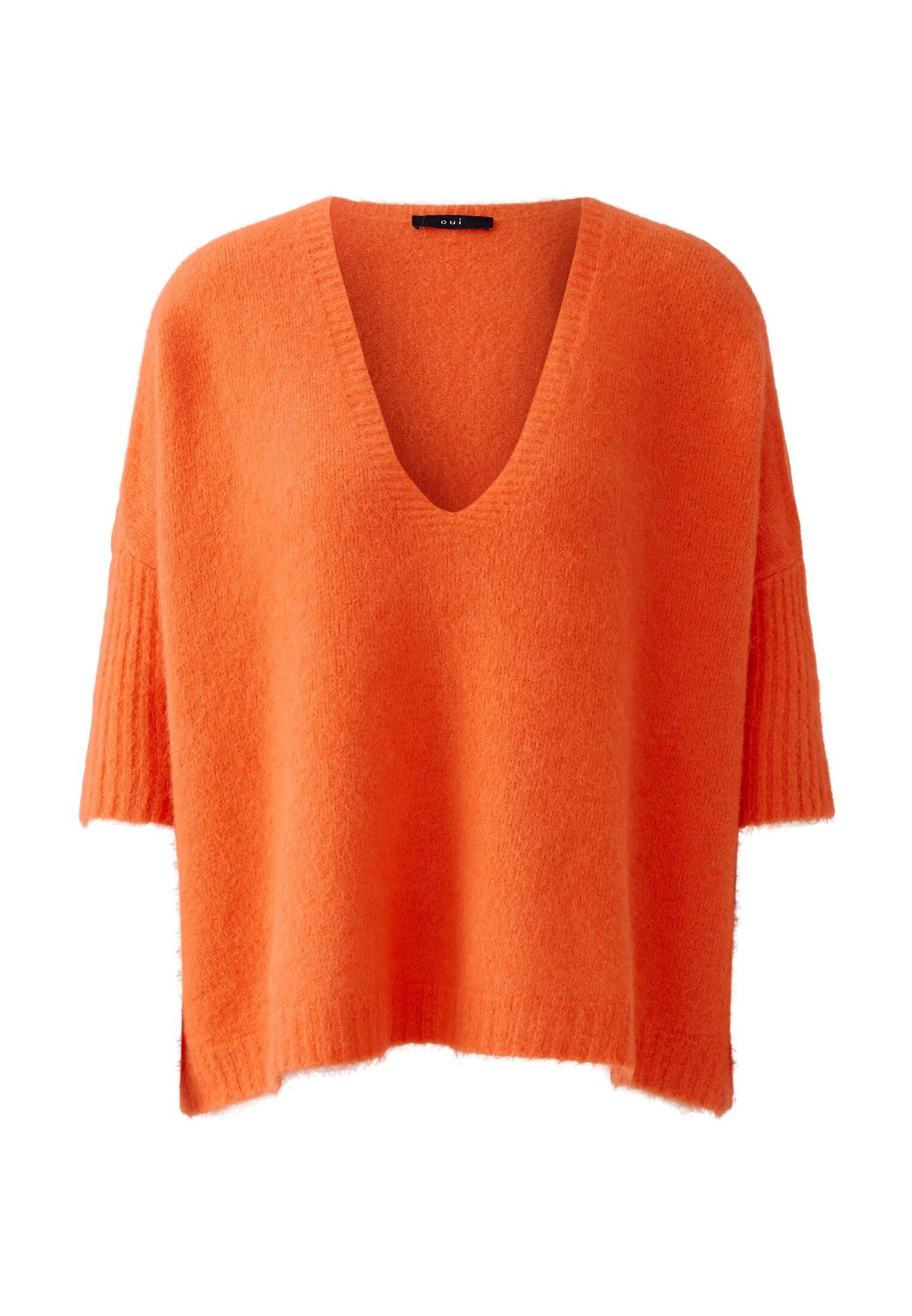 V-Ausschnitt-Pullover Pullover