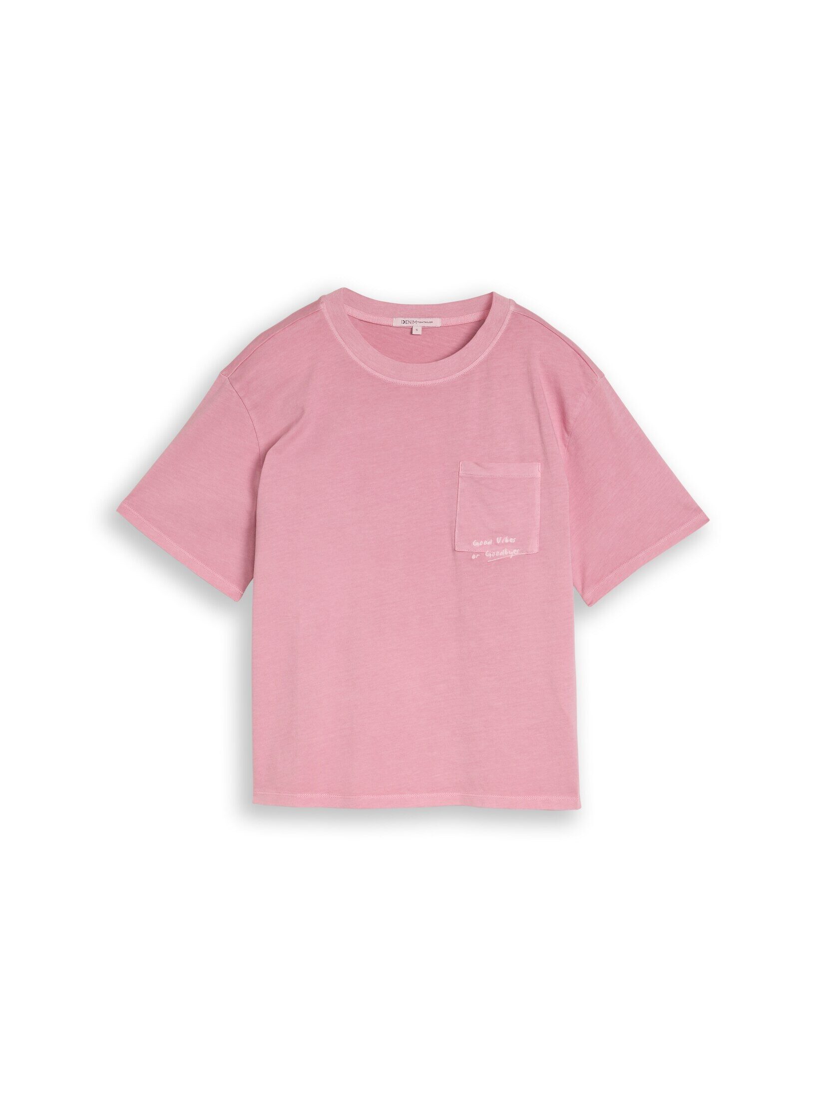 TOM TAILOR Denim T-Shirt T-Shirt Boxy Fit T-Shirt mit Brusttasche günstig online kaufen