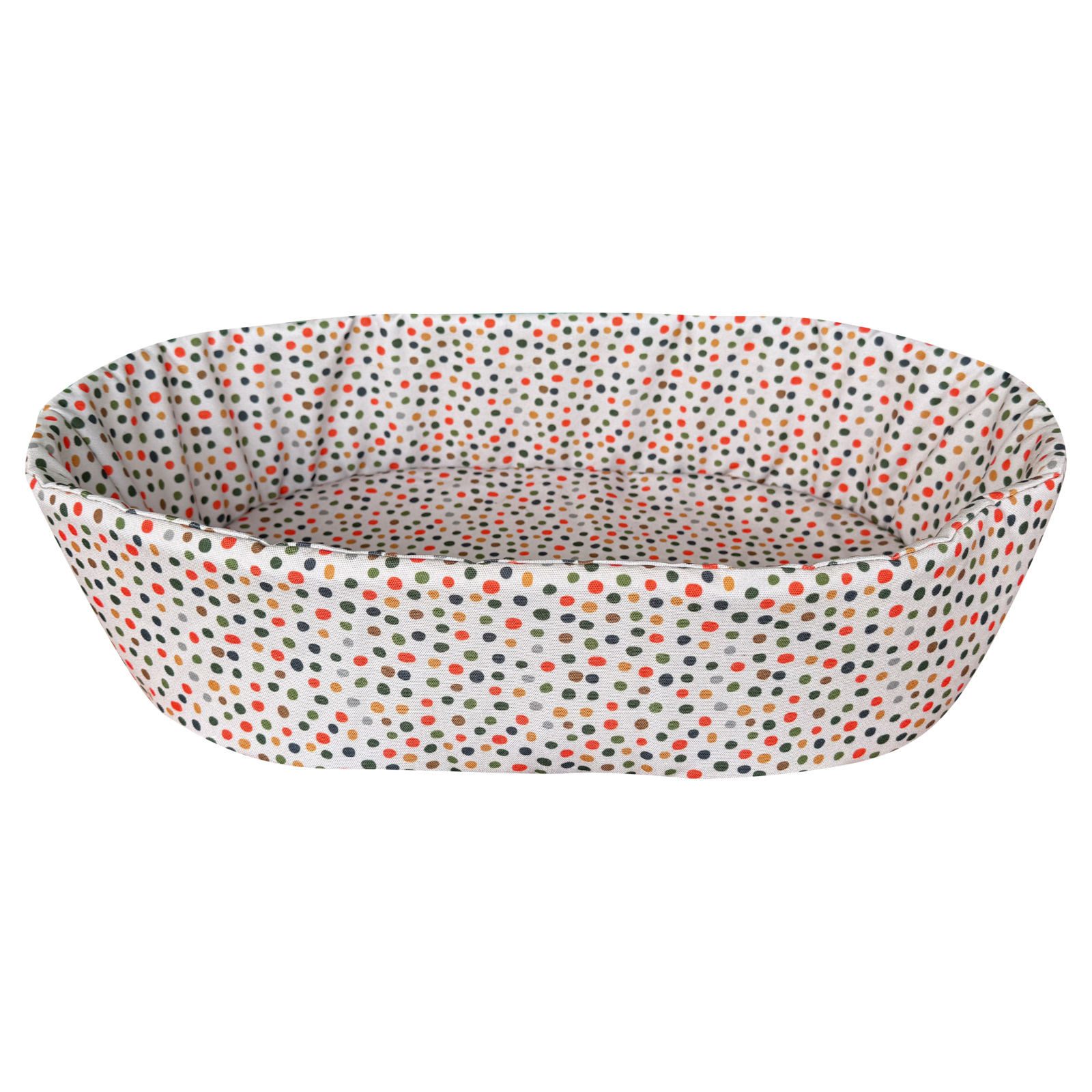 Aumüller Tierfahrradkorb hohe Polstereinlage CONFETTI für Fahrradkorb-Modelle 11/922/***und ...