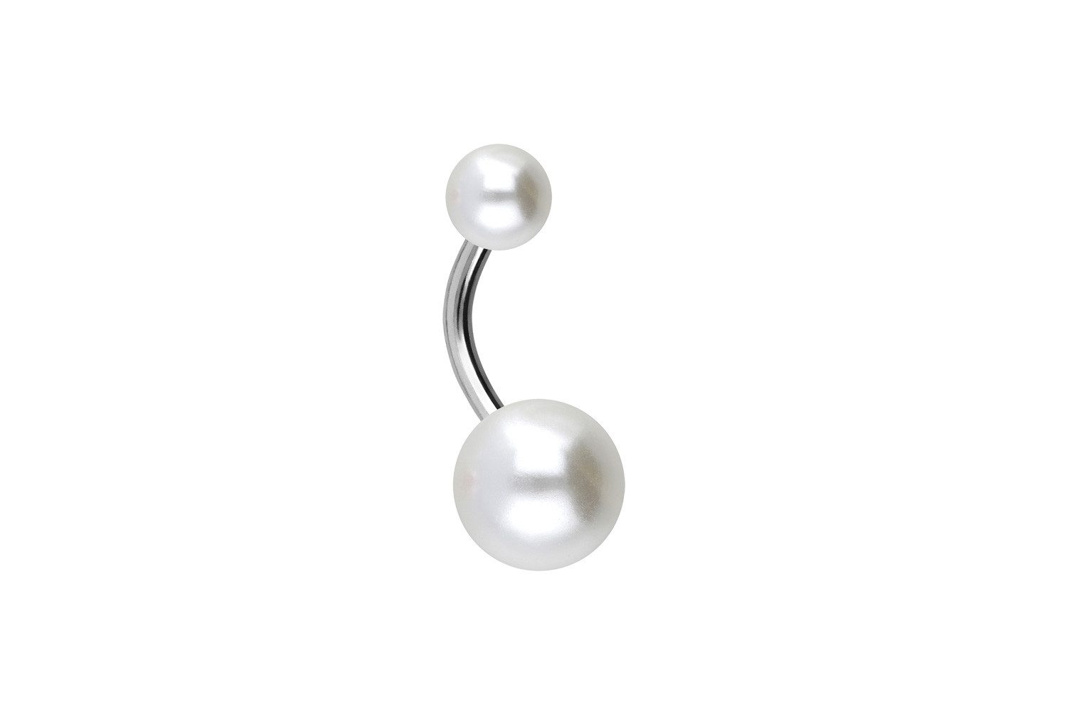 PIERCINGLINE Bauchnabelpiercing Titan Bananabell SYNTHETISCHE PERLEN günstig online kaufen