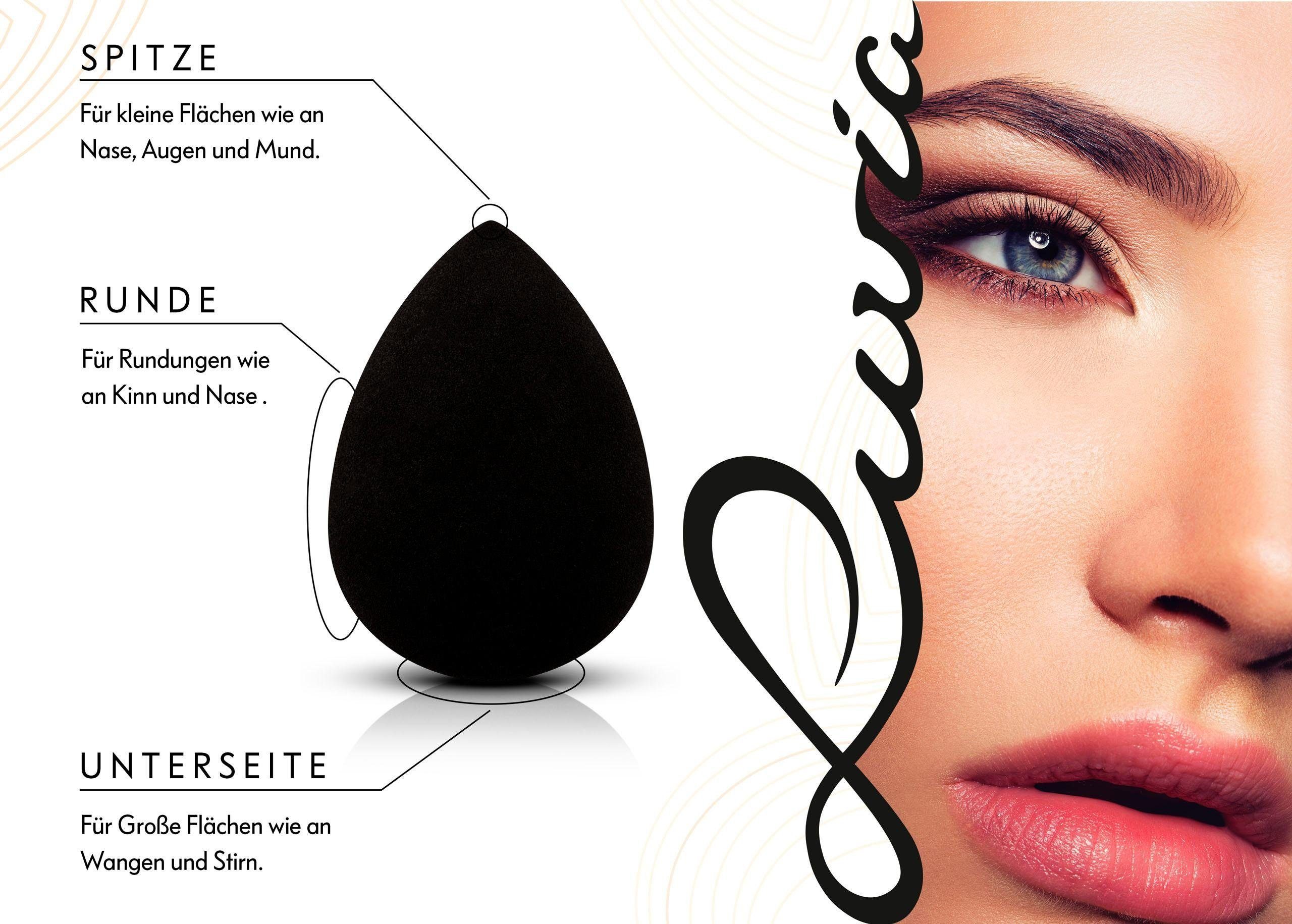 Luvia Cosmetics Make-up Schwamm CLASSIC MAKE-UP SPONGE, Fleckenloses Auftragen, für flüssige und pudrige Produkte, kein Latex. – Bild 3 von 5