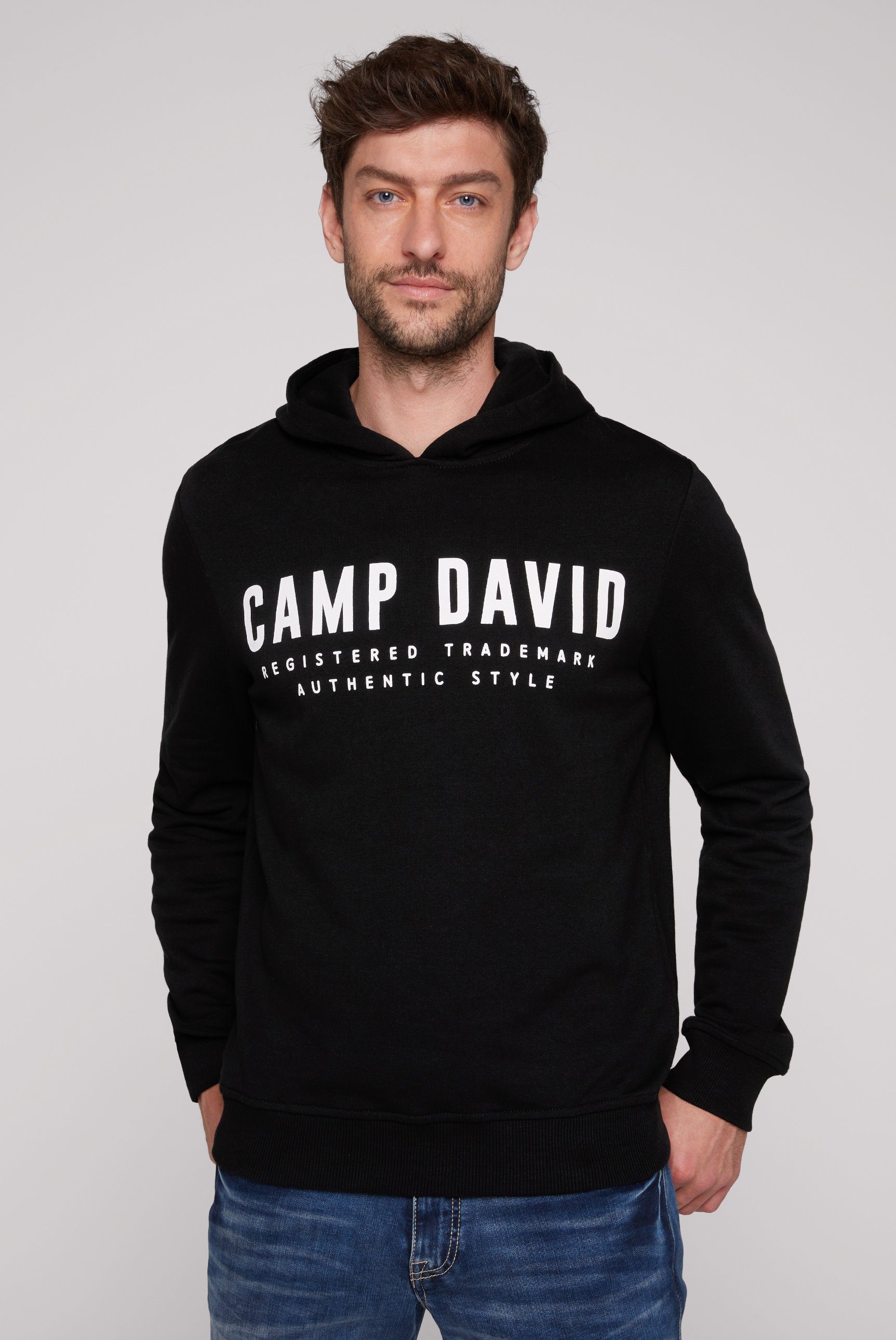 CAMP DAVID Kapuzensweatshirt aus Baumwolle