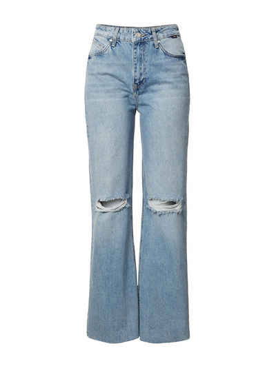 Mavi Weite Jeans Victoria (1-tlg) Weiteres Detail, Plain/ohne Details, Cut-Outs