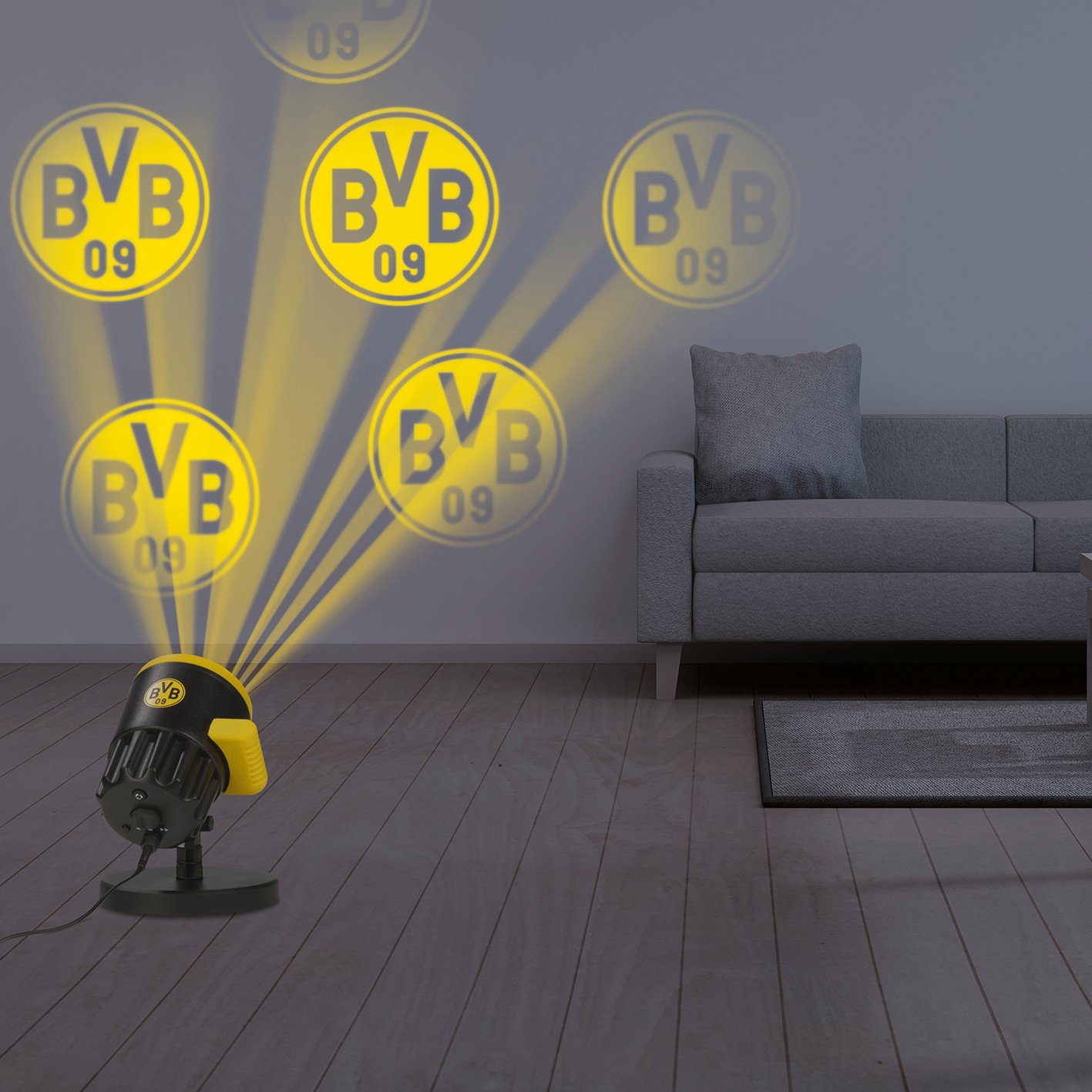 LED BVB BVB-Logo Motivstrahler,