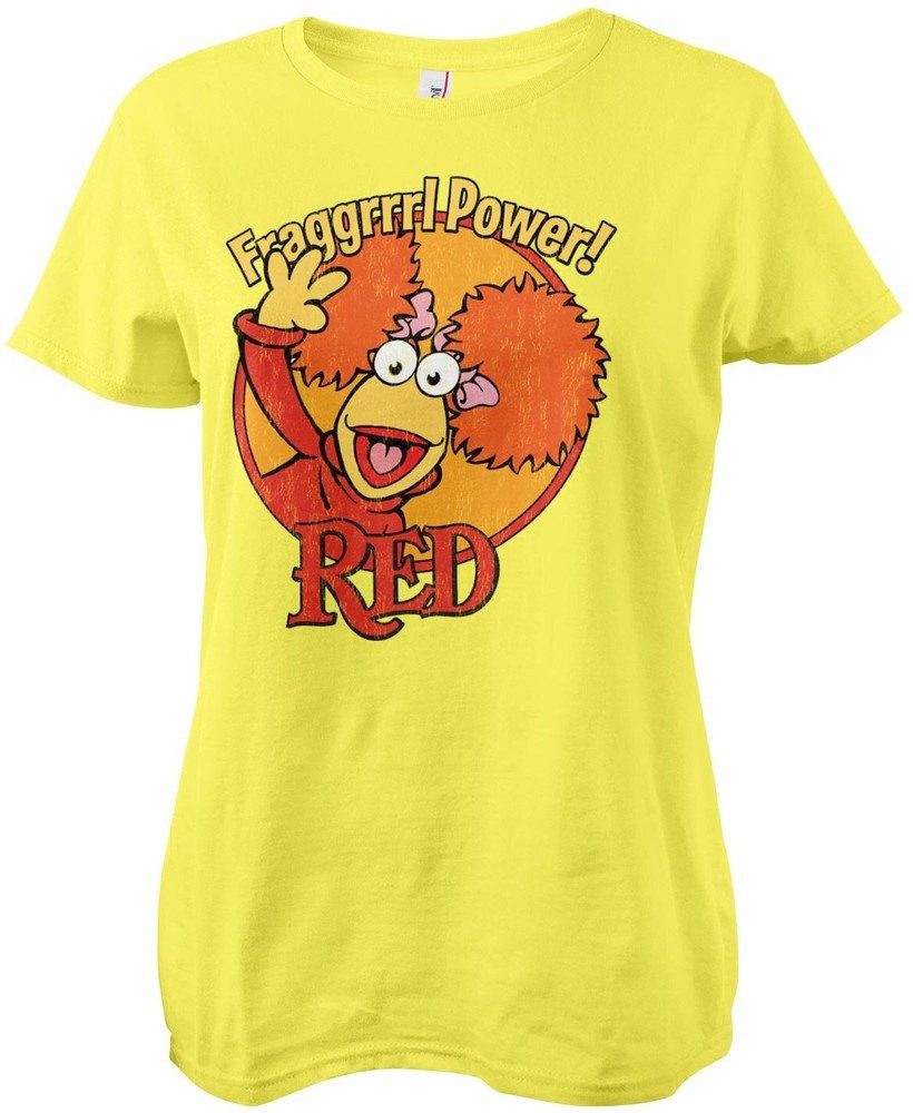 Fraggle Rock T-Shirt Red Fragggrrrl Power günstig online kaufen