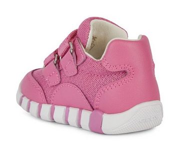 Geox B IUPIDOO GIRL A Lauflernschuh Sneaker, Babyschuh mit softer Lederinnenausstattung