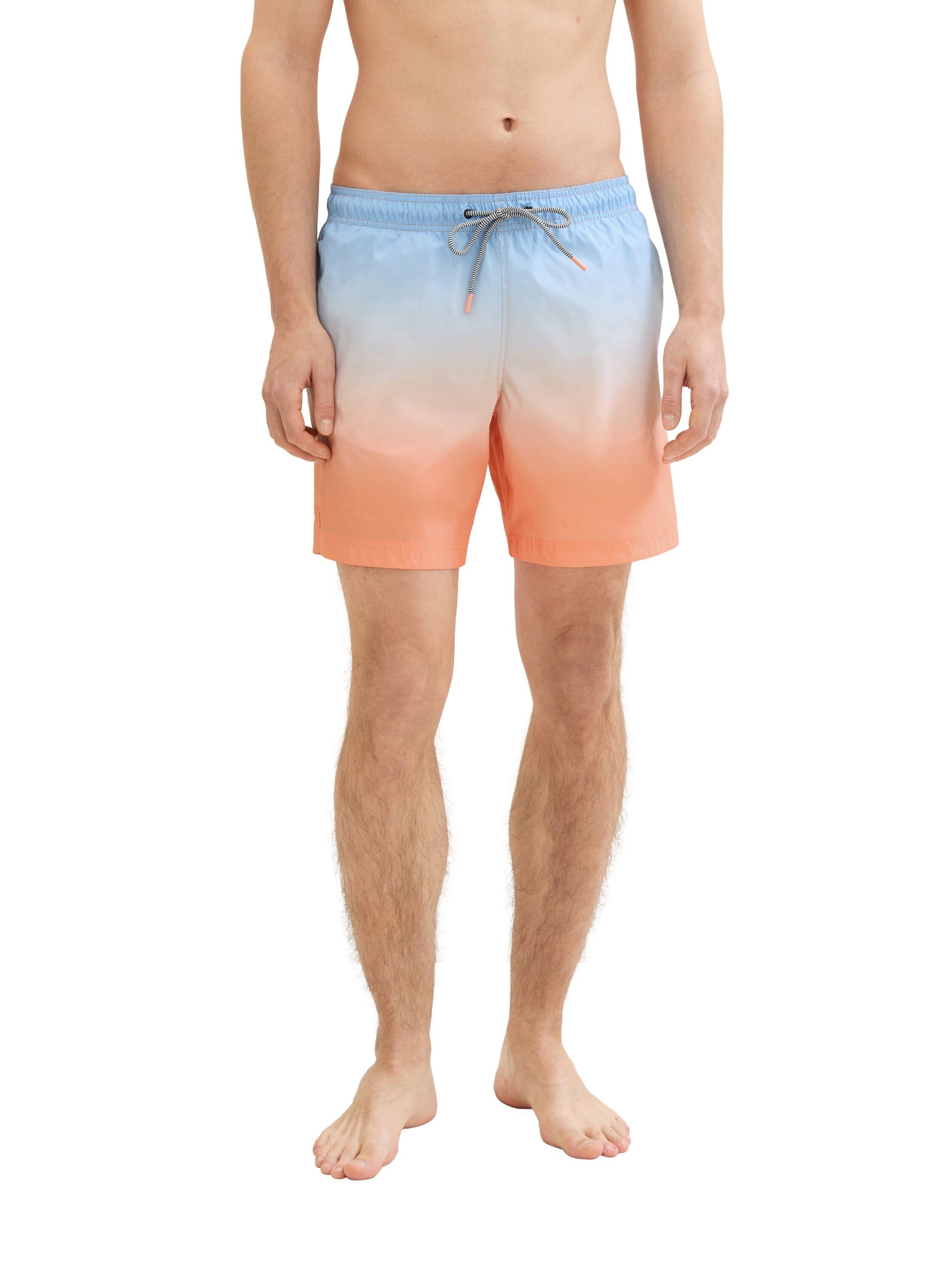 TOM TAILOR Denim Badeshorts gemustert mit günstig online kaufen