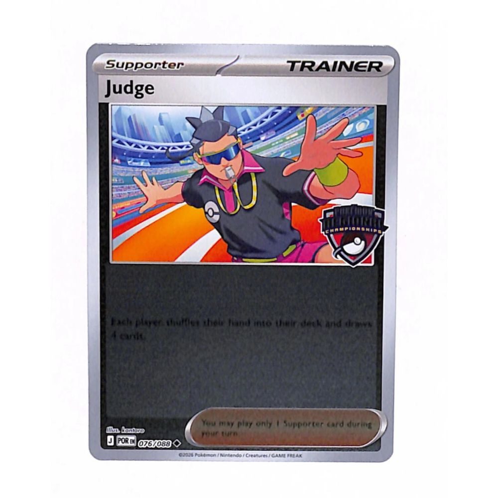 The Pokémon Company International Sammelkarte Pokémon Judge 076/088 Regional Championships Promo 2026