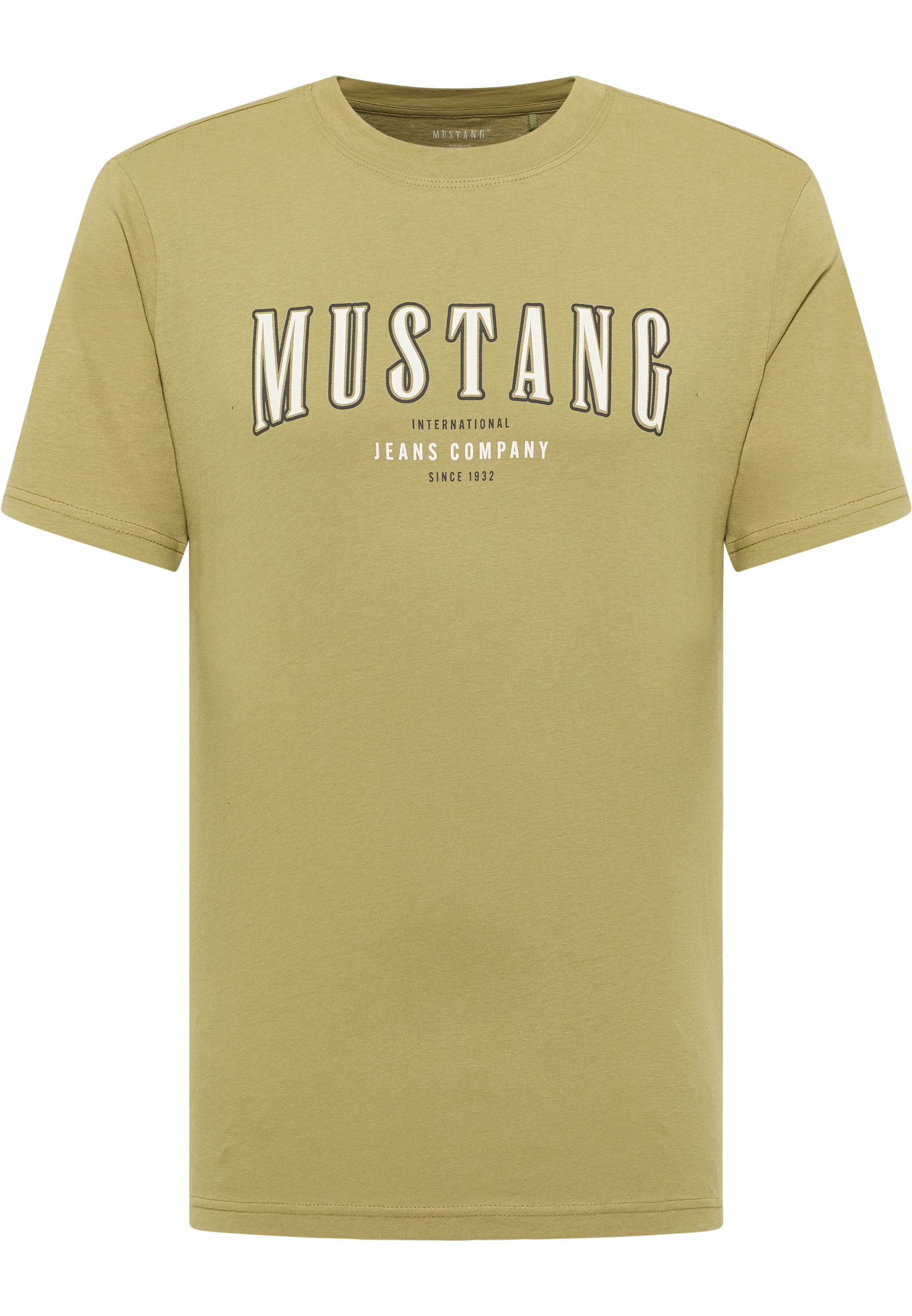 MUSTANG Kurzarmshirt Style Austin mit Logo-Print – Bild 2 von 4