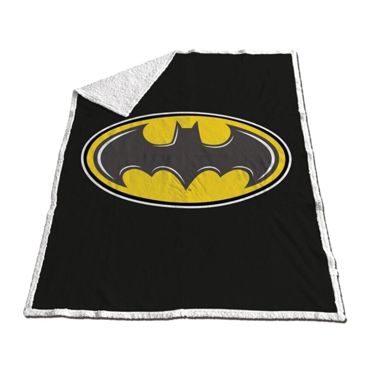 Wohndecke Batman Fleecedecke 130x170cm Kuschelige Sherpa-Decke, günstig online kaufen