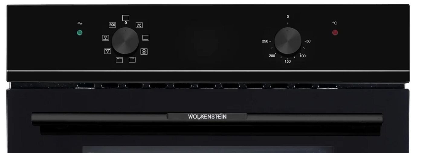 Wolkenstein Backofen schwarz mit ECO Funktion und Energieeffizienzklasse A WMO 70
