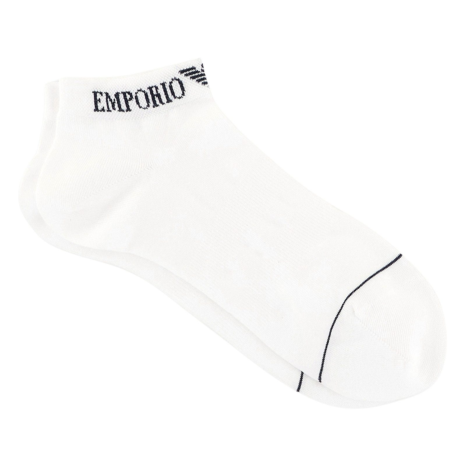 Emporio Armani Sneakersocken 3er Pack Sneakersocken (3-Paar) mit Markenschr günstig online kaufen
