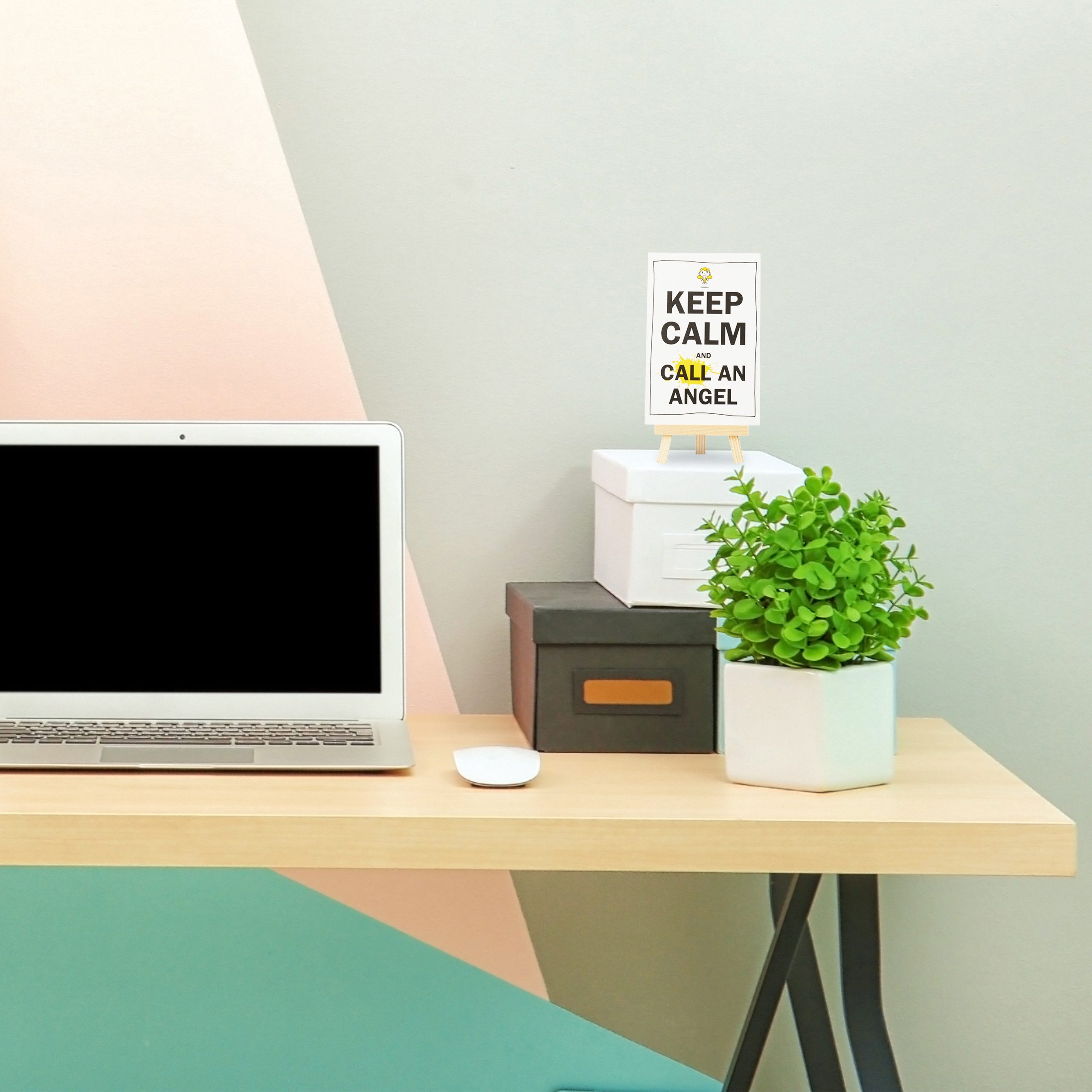 relaxdays Mini Staffelei Staffelei klein aus Holz 10er Set