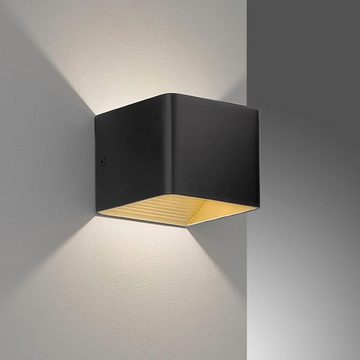 FISCHER & HONSEL LED Wandleuchte Dan, LED fest integriert, Warmweiß