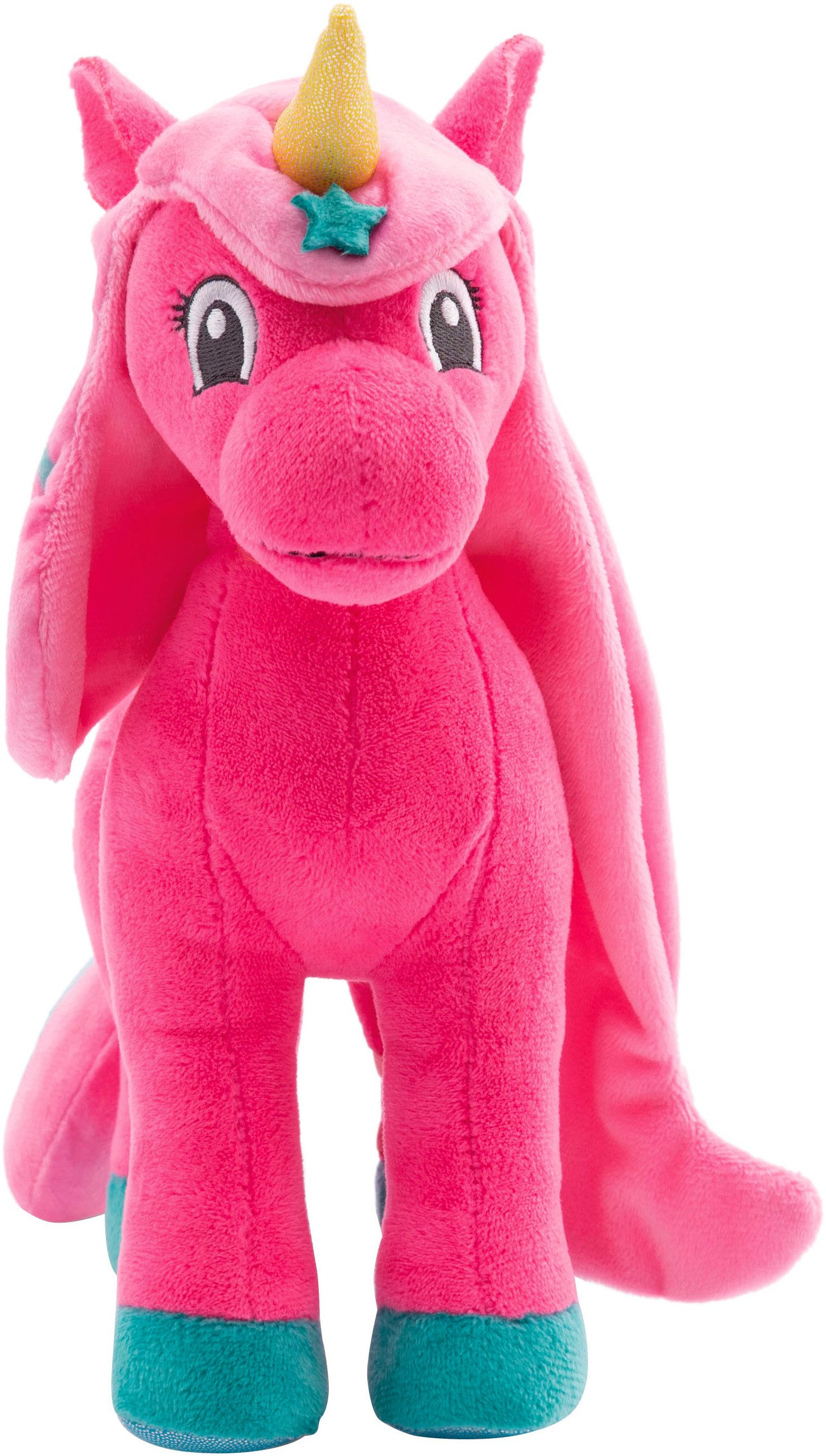 Nici Kuscheltier Lissy PONY, Einhorn Antonia pink-rosa, 22 cm stehend