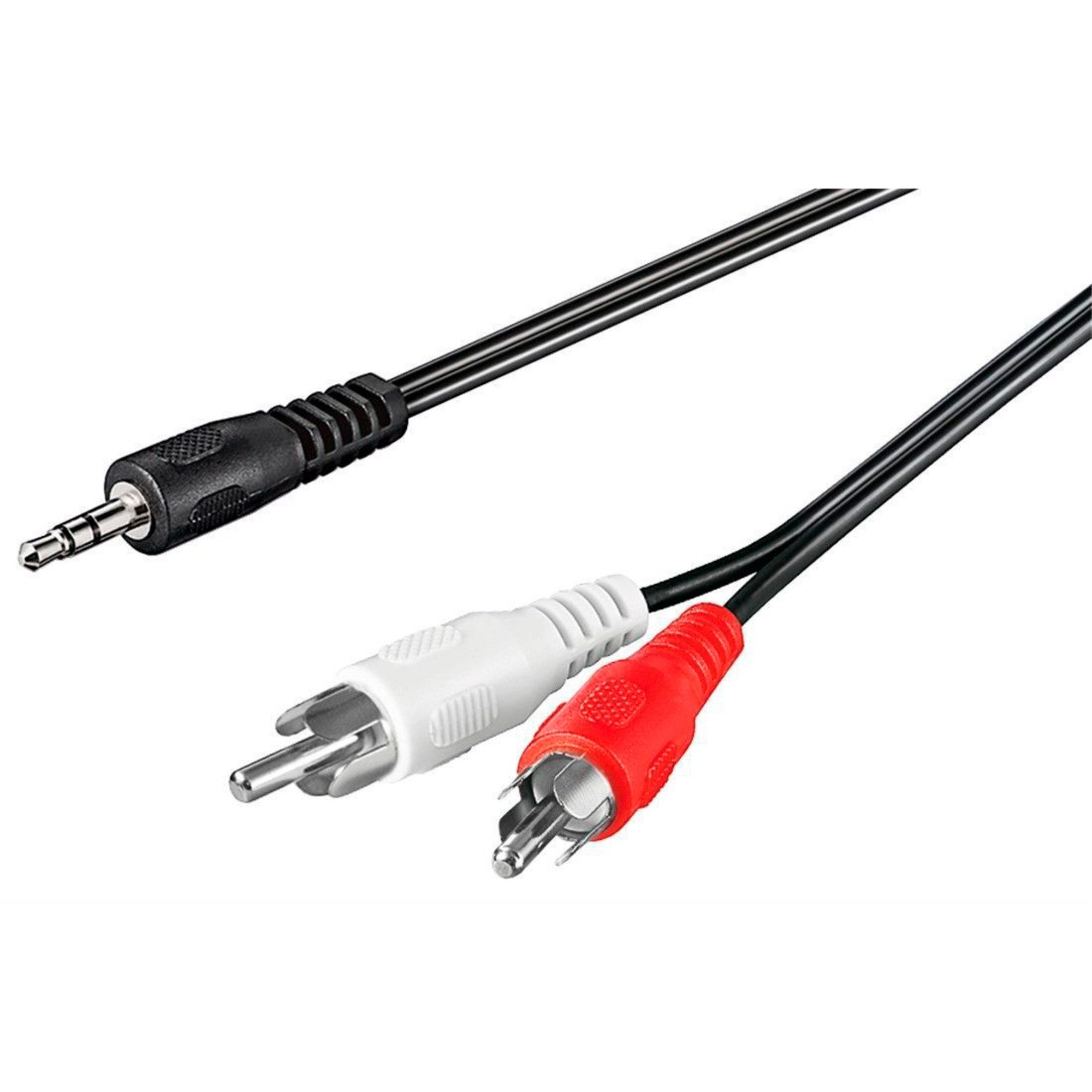 goobay Audiokabel 3,5mm > StereoCinch, Kabel, (10 Audio-Kabel