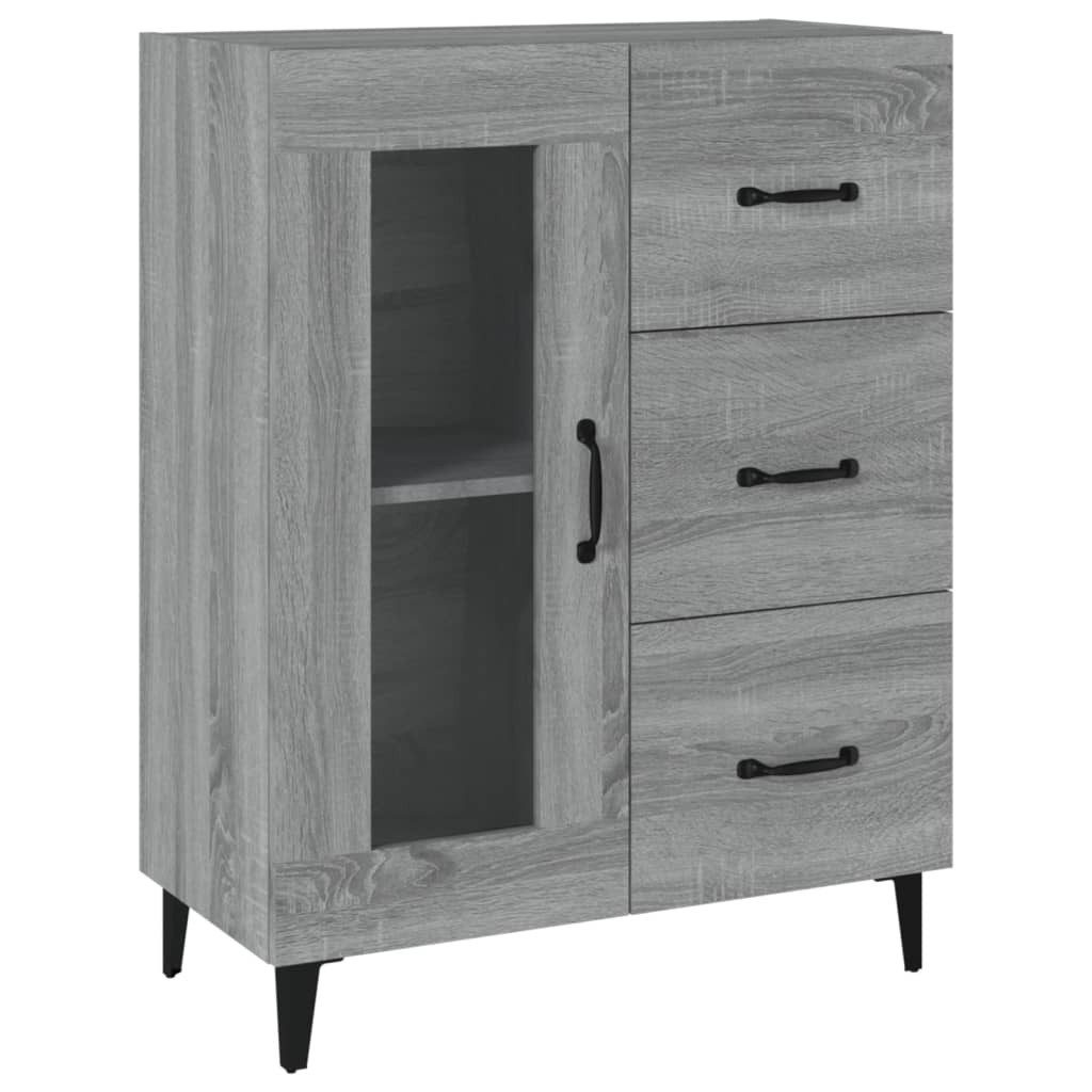 vidaXL Sideboard Sideboard Grau Sonoma 69,5x34x90 günstig online kaufen