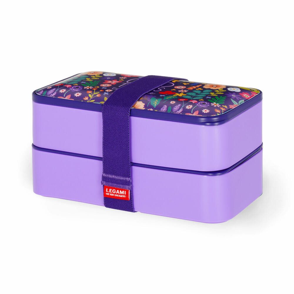 Legami Lunchbox Flowers, 1.2 L, Kunststoff