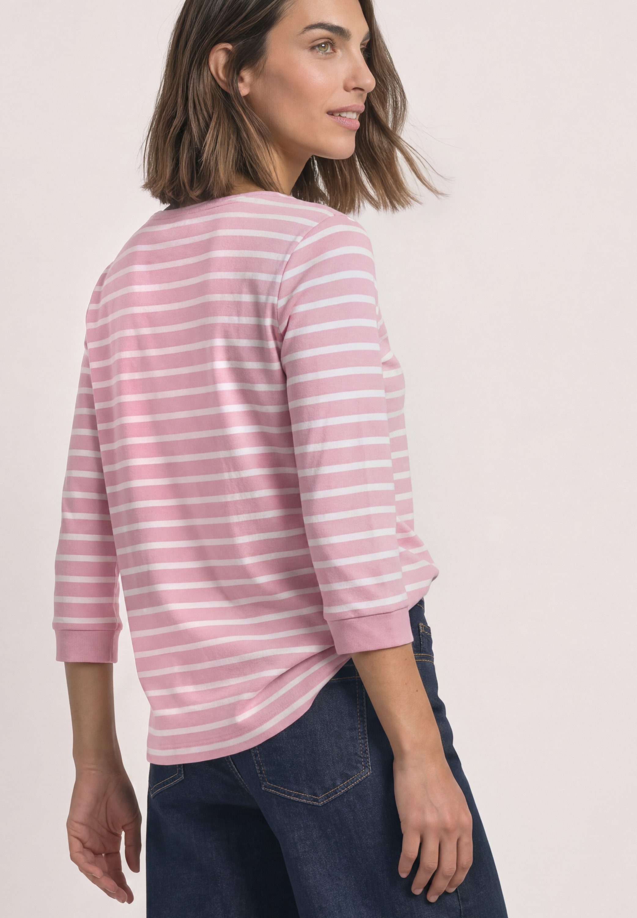 STREET ONE 3/4-Arm-Shirt mit 3/4 Ärmeln