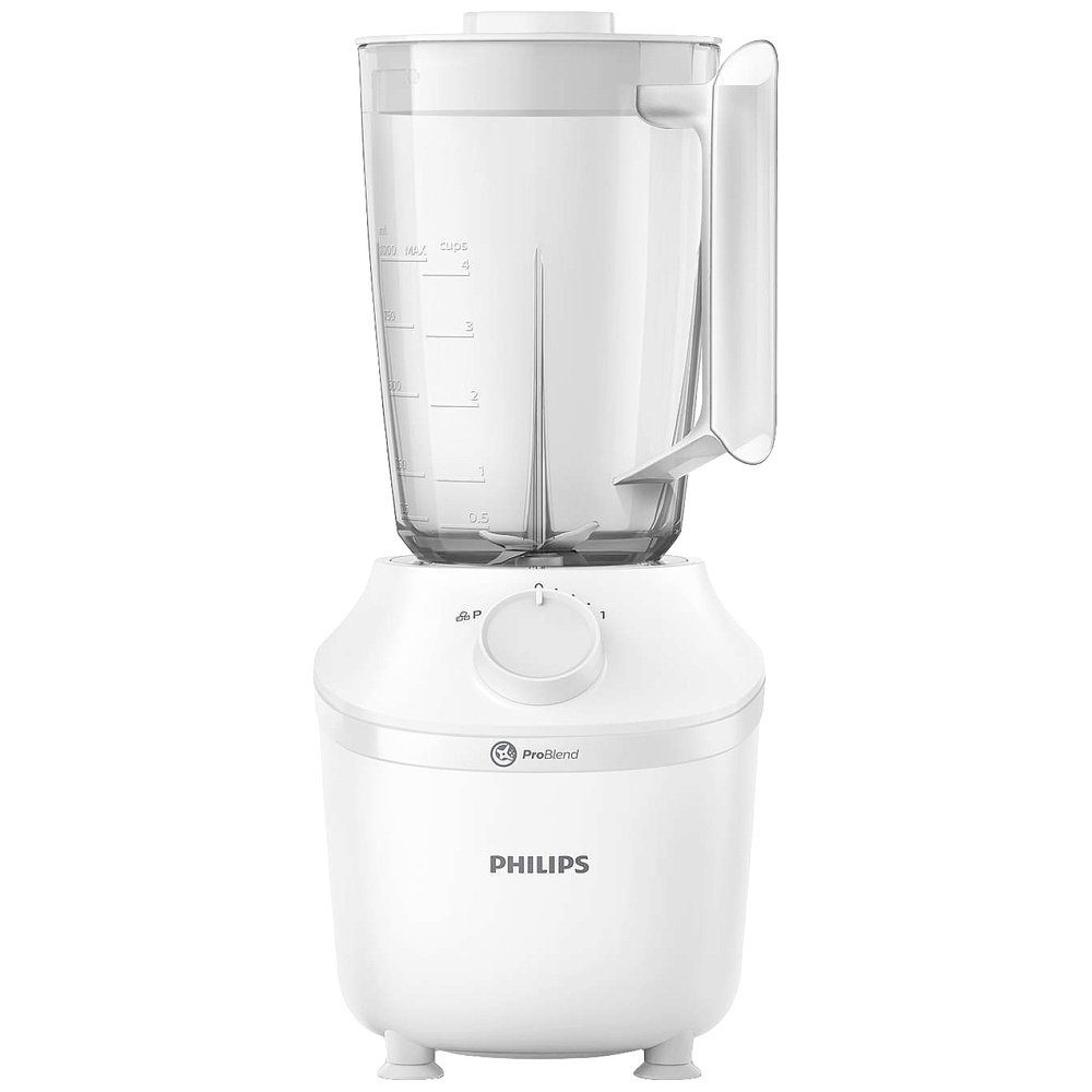 Philips Standmixer Philips Home 3000 Series HR2041/00 Standmixer 450 W Weiß, 450.00 W