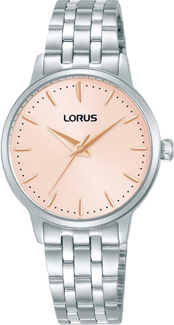 LORUS Quarzuhr RG319XX9, Armbanduhr, Damenuhr, Edelstahlarmband, analog