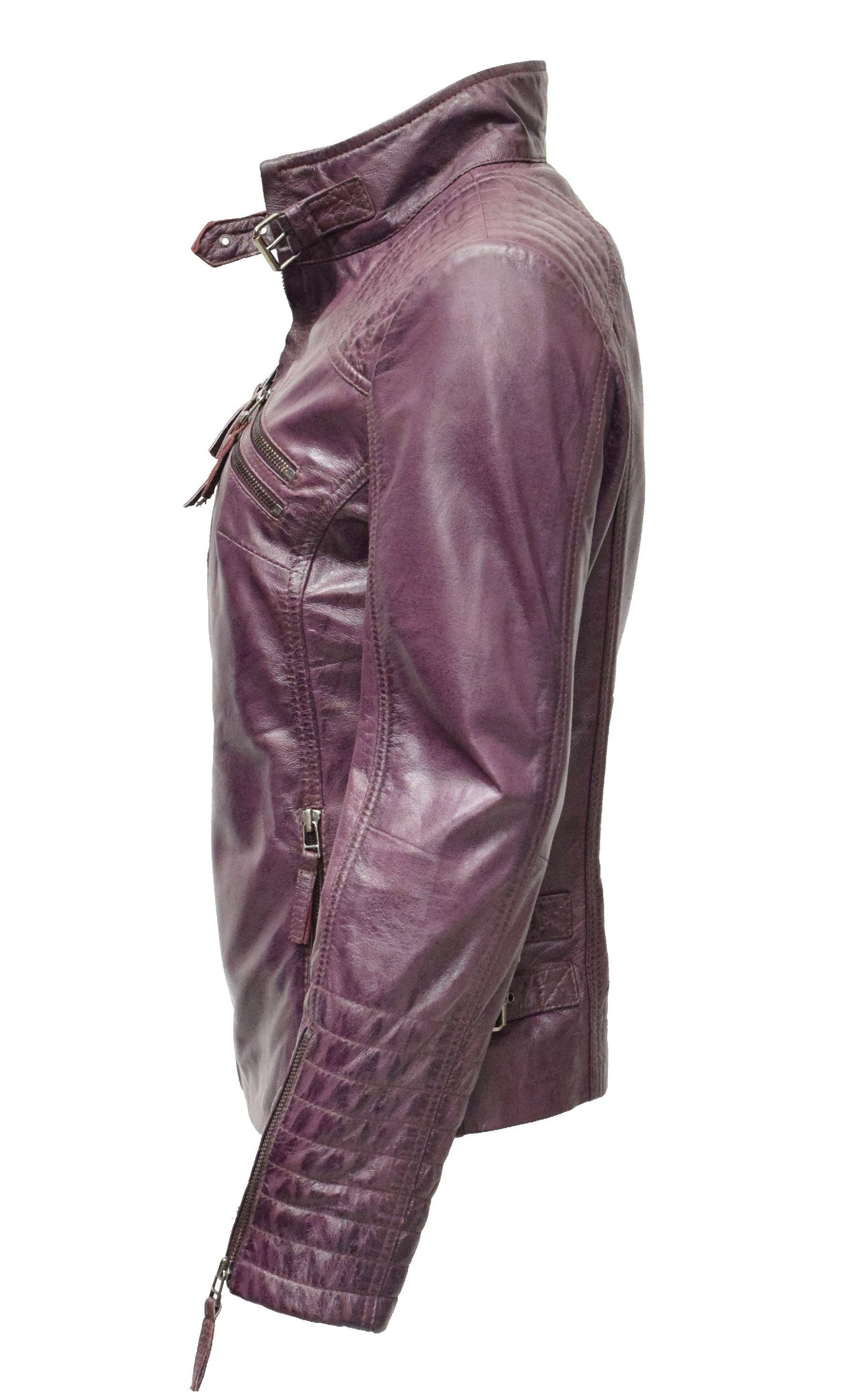 Zimmert Leather Lederjacke Amy (1-St) weiches Lammnappa Leder günstig online kaufen
