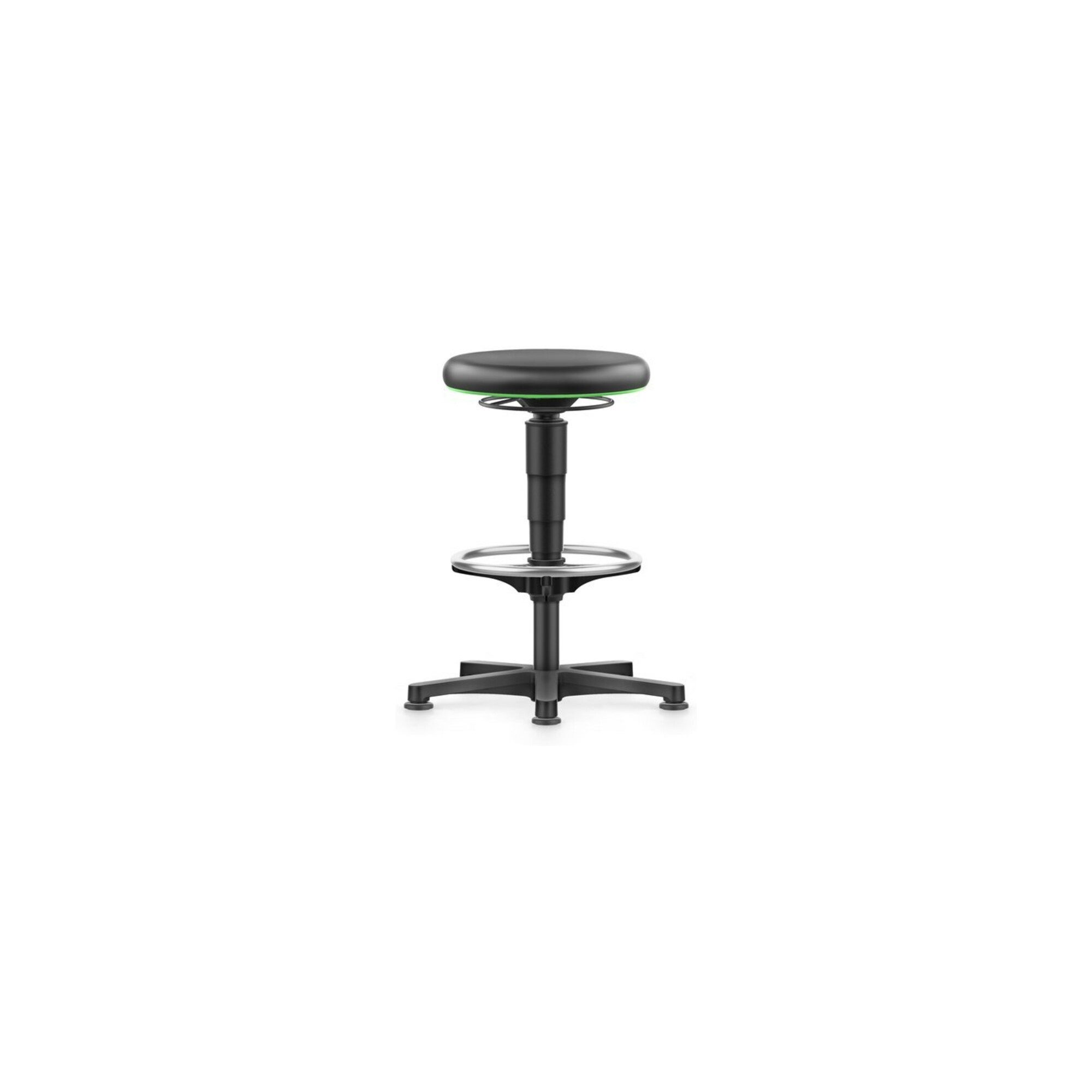 bimos Hocker bimos Drehhocker Kunstledersitz Sitzhöhe 530 - 750 mm mit Gleiter und