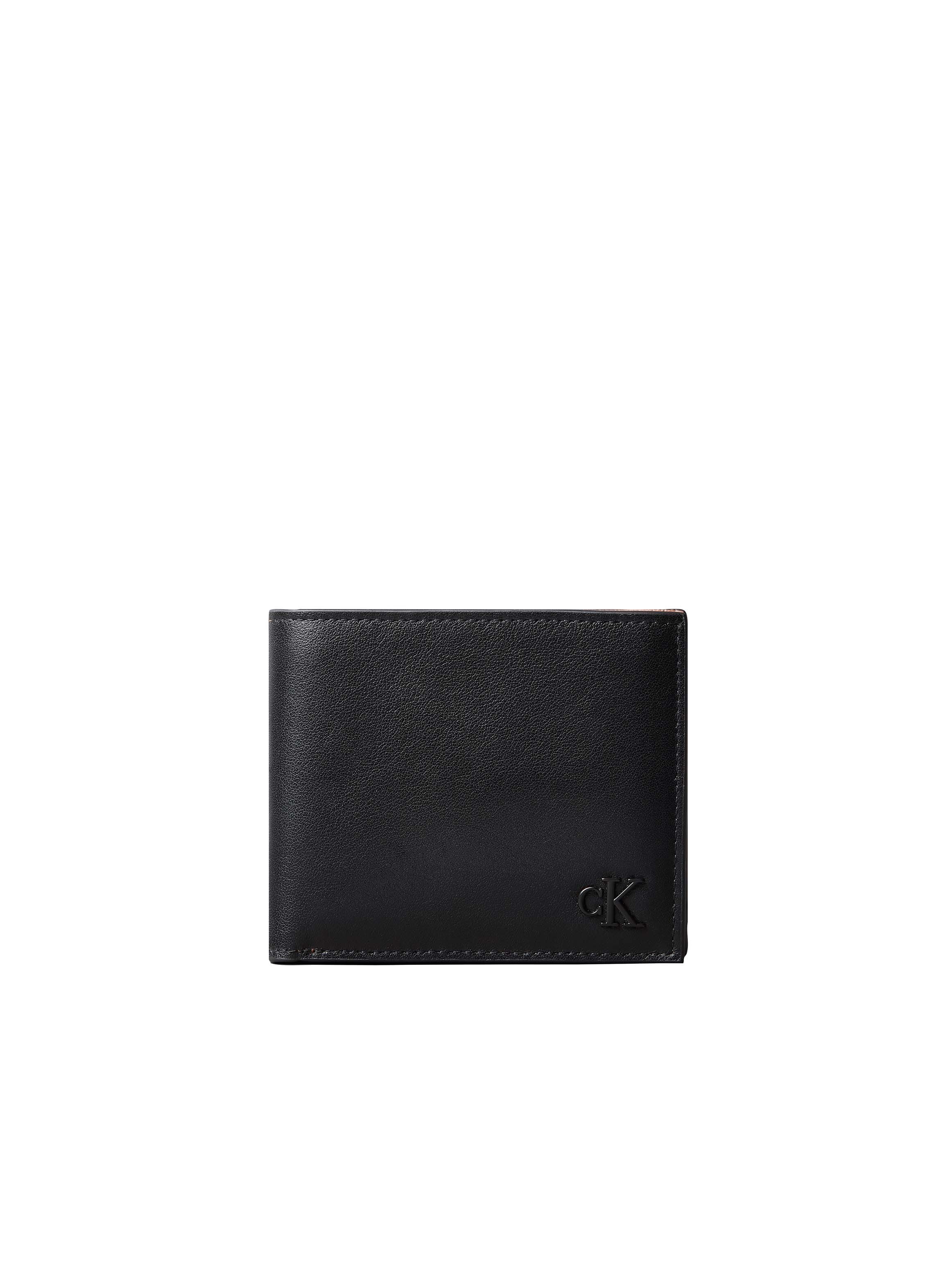 Calvin Klein Geldbörse BOLD CK SUEDE BILLFOLD W/ COIN, Geldbeutel, Money Pocket, Portemonnaie mit CK-Logo