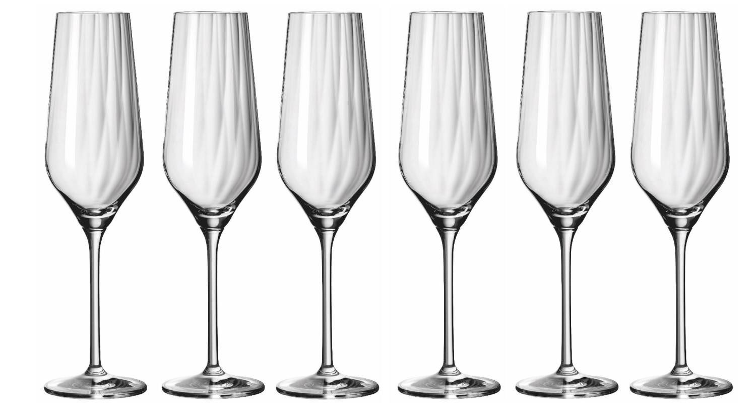 Sektglas Sternschliff