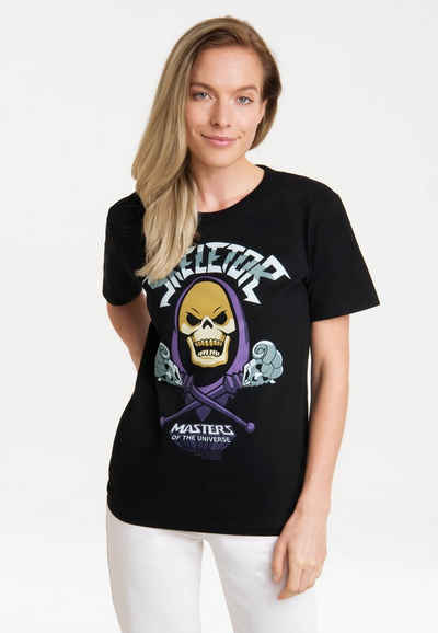 LOGOSHIRT T-Shirt MOTU - Skeletor mit lizenziertem Print