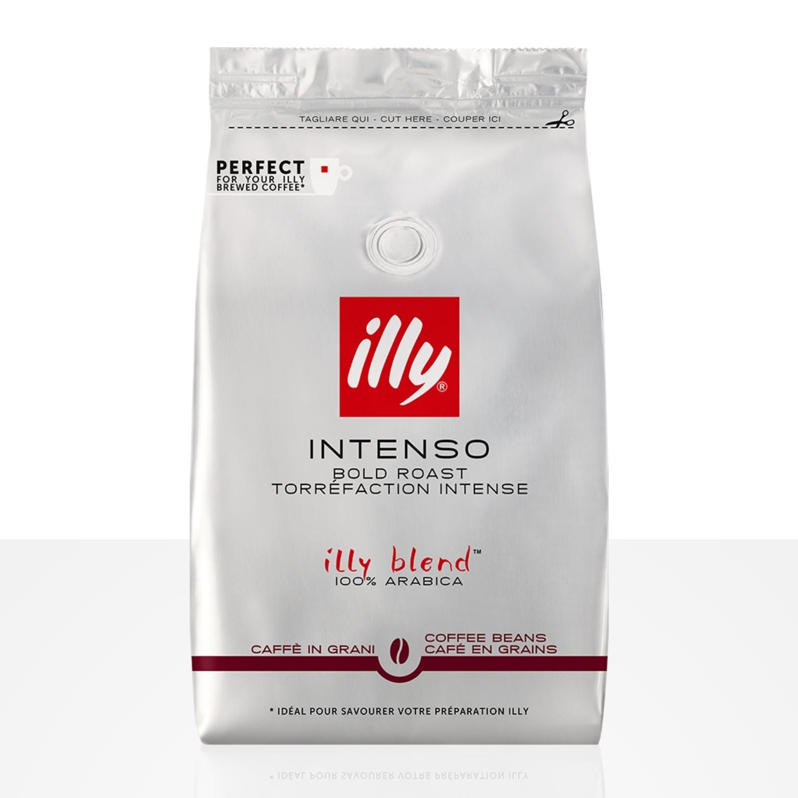 Illy Kaffee illy Espresso Intenso 500g Kaffeebohnen 100% Arabica
