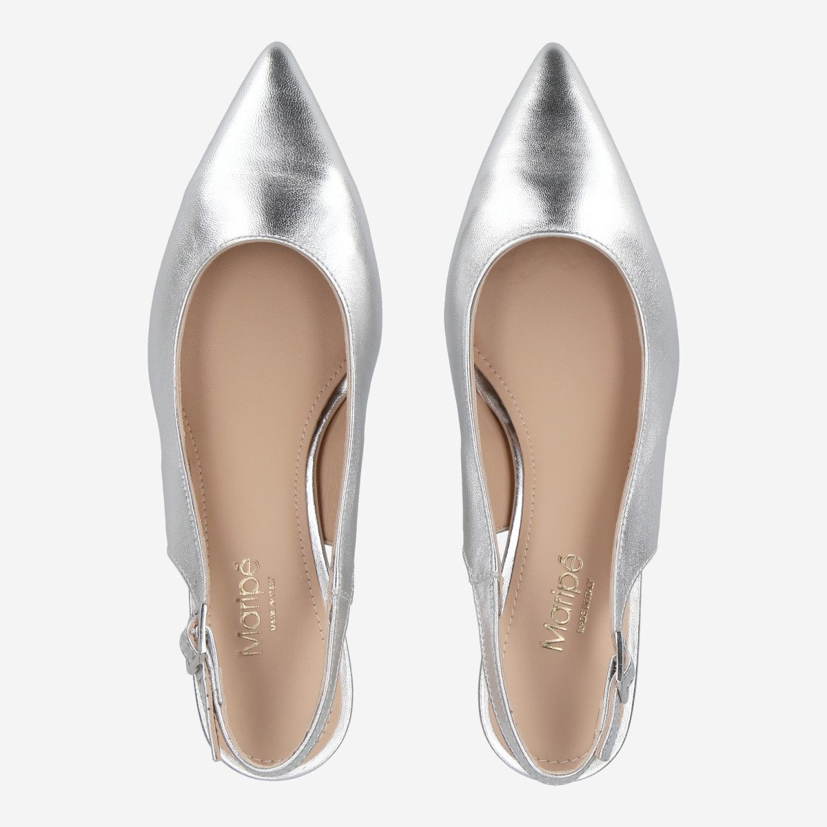 Maripé Maripé VIRGINIA V.2 61, Peeptoes & Slingpumps, Silber, Damen Peeptoepumps