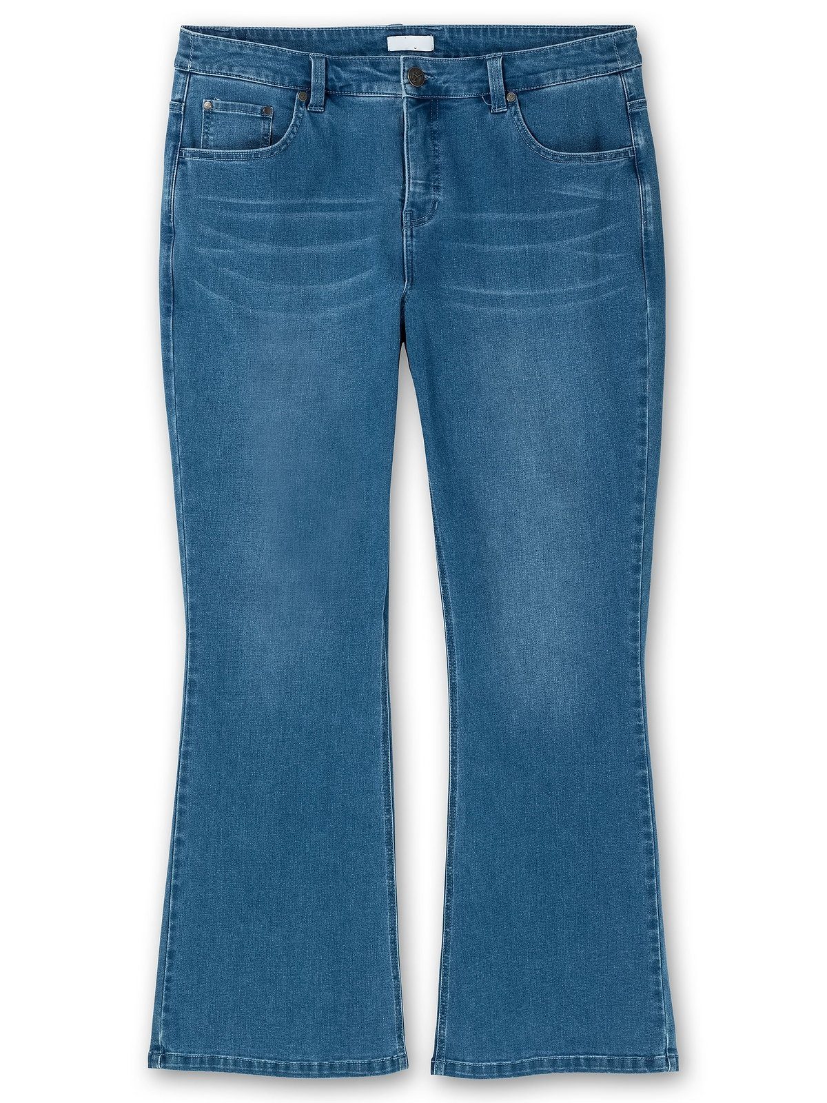 Sheego Stretch-Jeans Große Größen Catfaces blue Bodyforming-Effekt und mit Denim