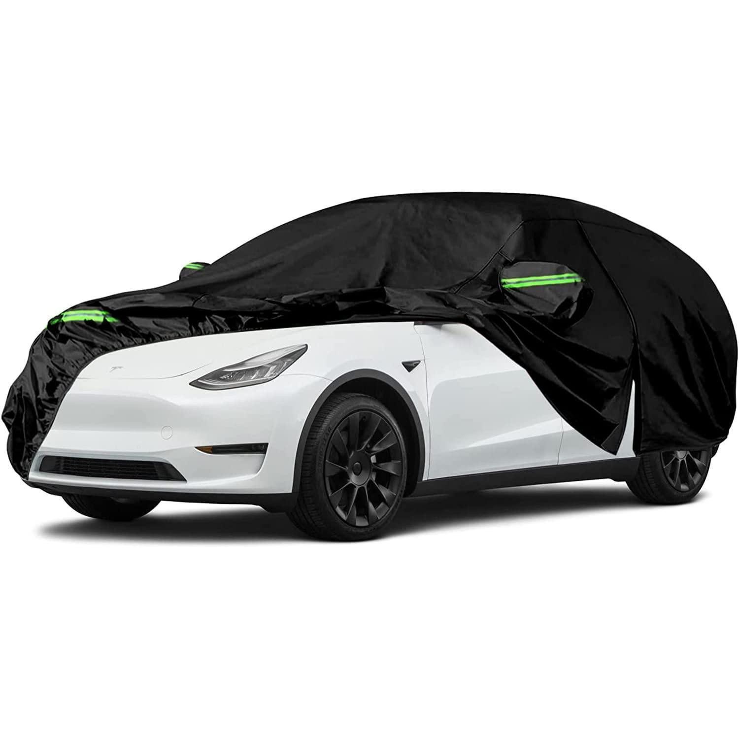 LuxusKollektion Autoplane Autoabdeckung Wasserdicht Vollgarage Passend für Tesla Model Y