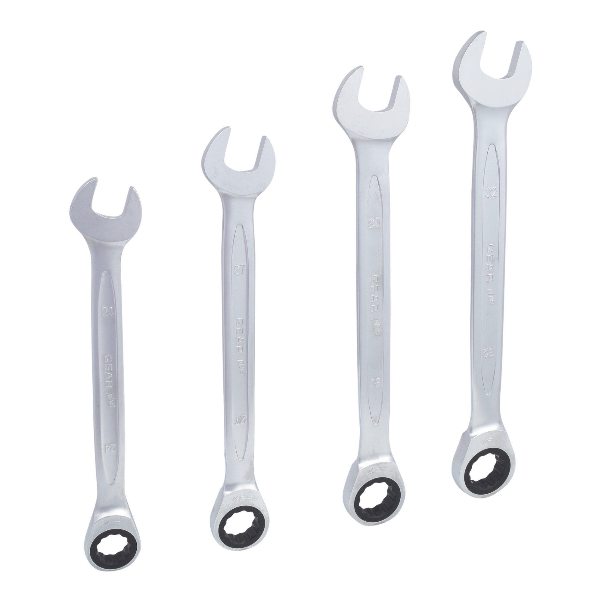 KS Tools Schraube KS Tools GEARplus Ratschenringmaulschlüssel-Satz, 4-teilig 24-32mm