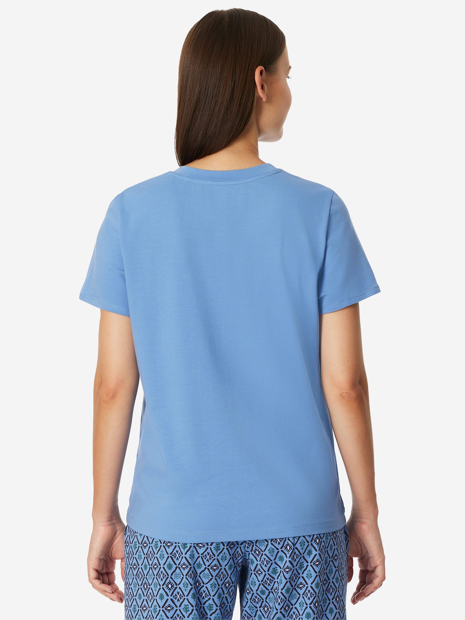 Schiesser Pyjamaoberteil Mix Relax Schlafshirt, Pyjama Shirt, Nachtshirt
