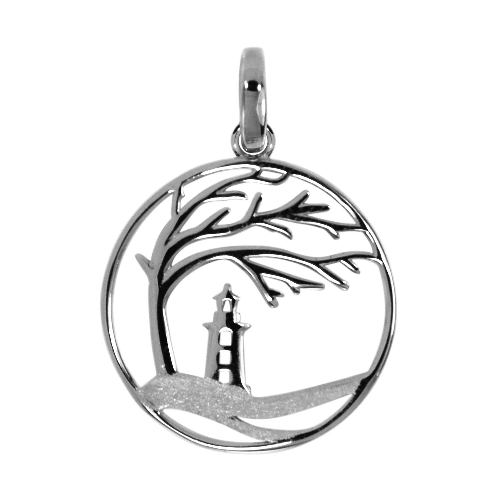 OSTSEE-SCHMUCK Kettenanhänger - Windflüchter 23 mm - Silber 925/000 - ohne günstig online kaufen