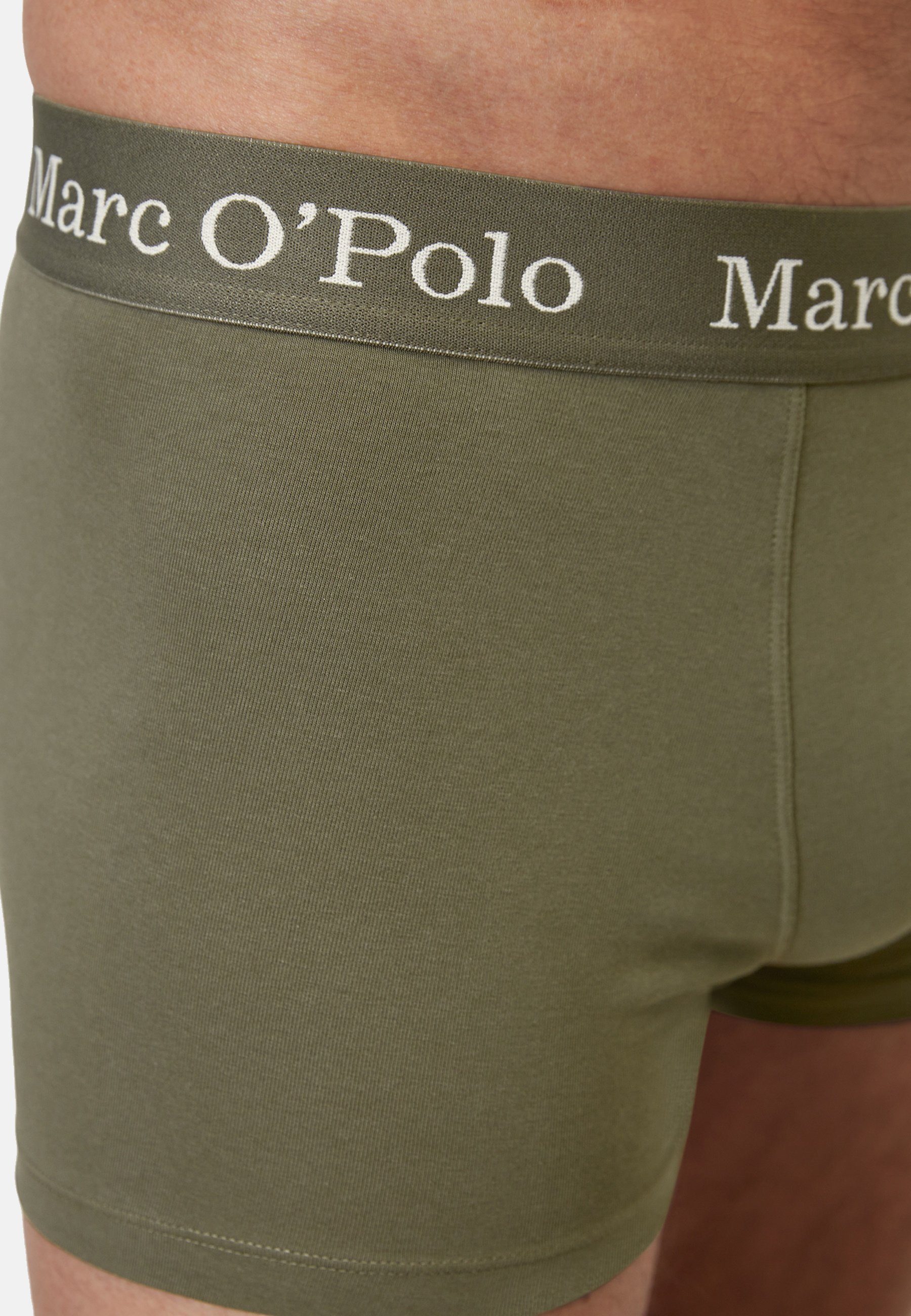 Marc O'Polo Boxershorts Boxershorts Basic Melange/Black (3-St) Dreierpack Unterhosen Beetle/Grey