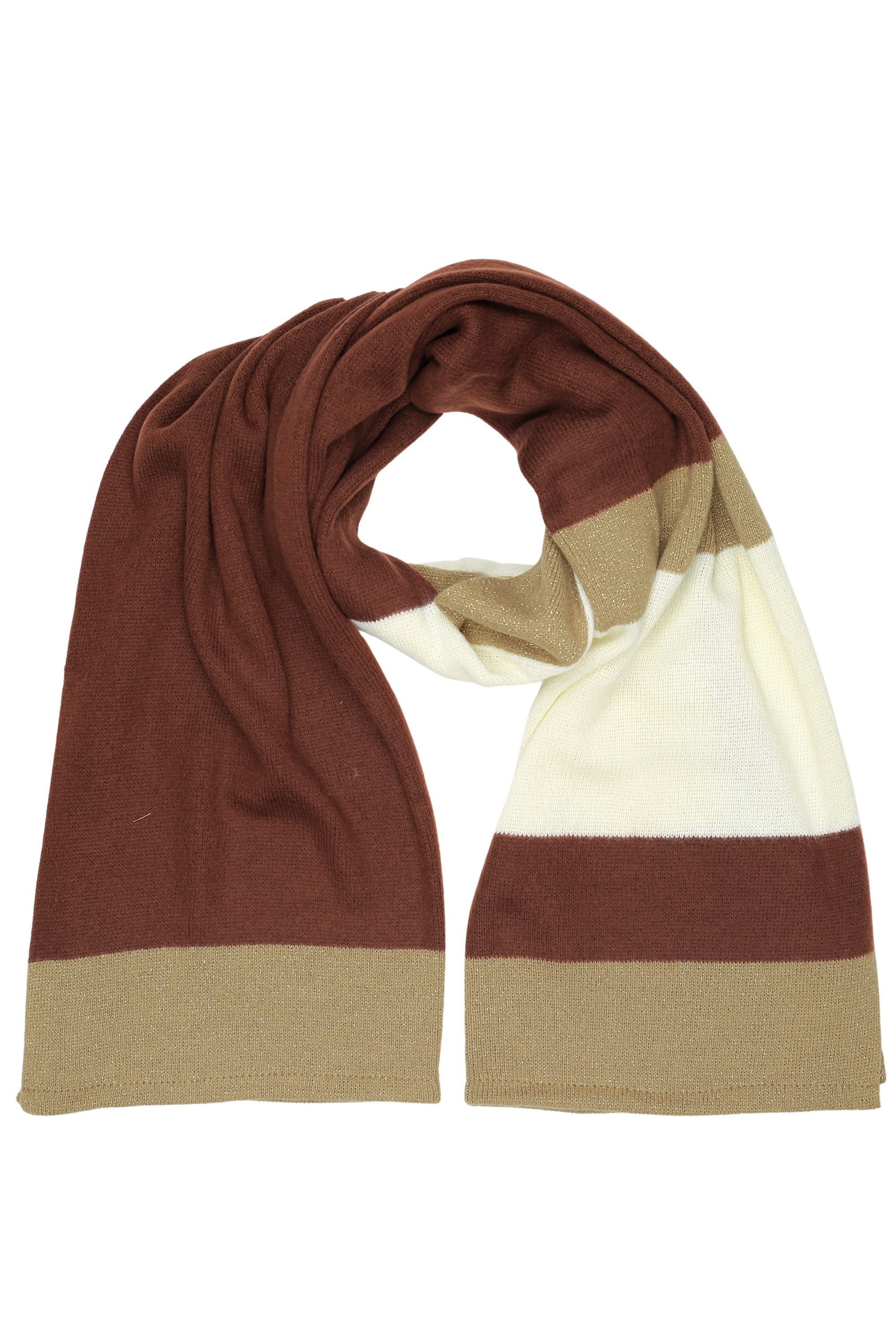 COLLEZIONE ALESSANDRO Strickschal Schimmer, (1-St), leicht glitzernd, Made in Italy