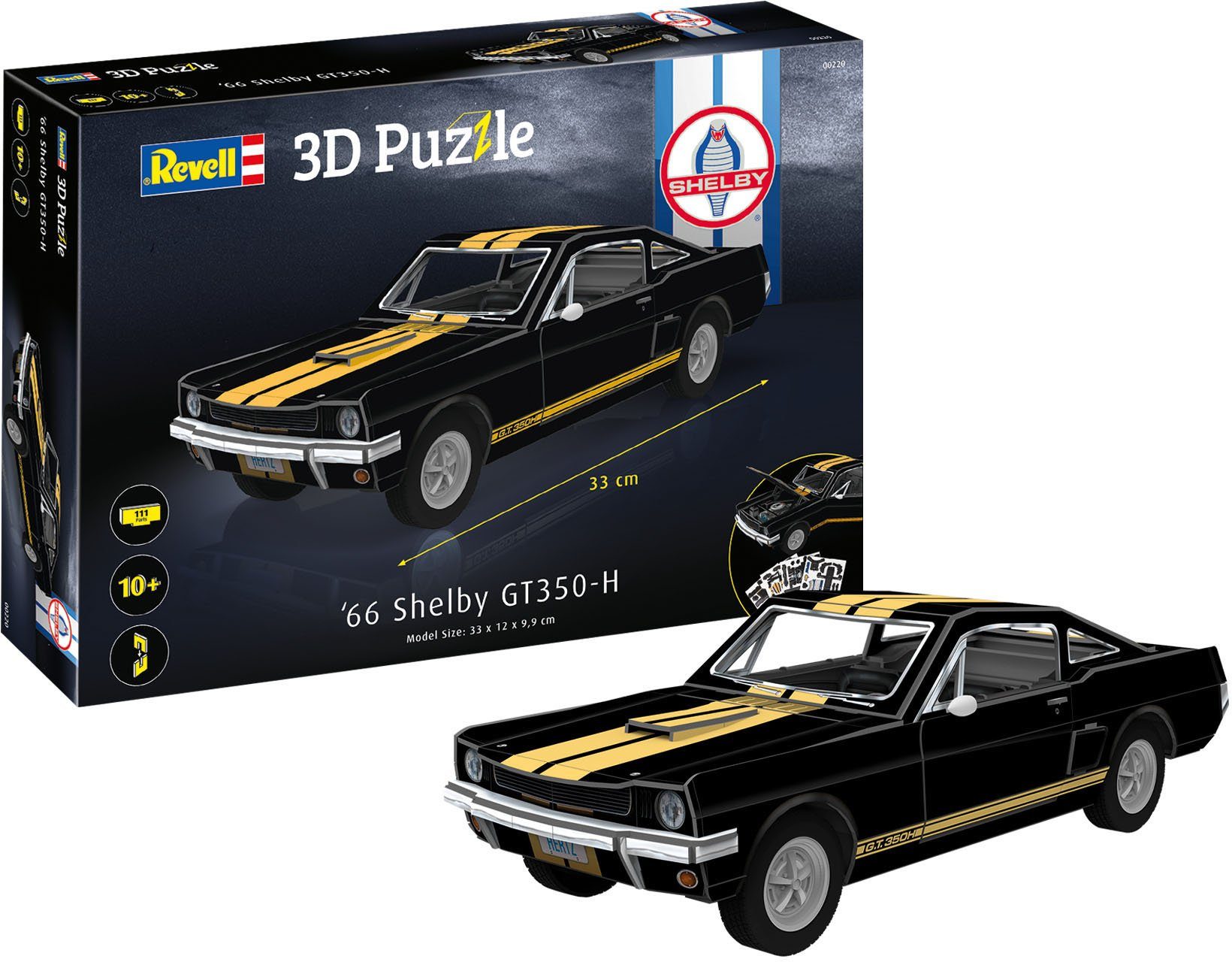 Revell® 3D-Puzzle 66 Shelby GT350-H, 111 Puzzleteile