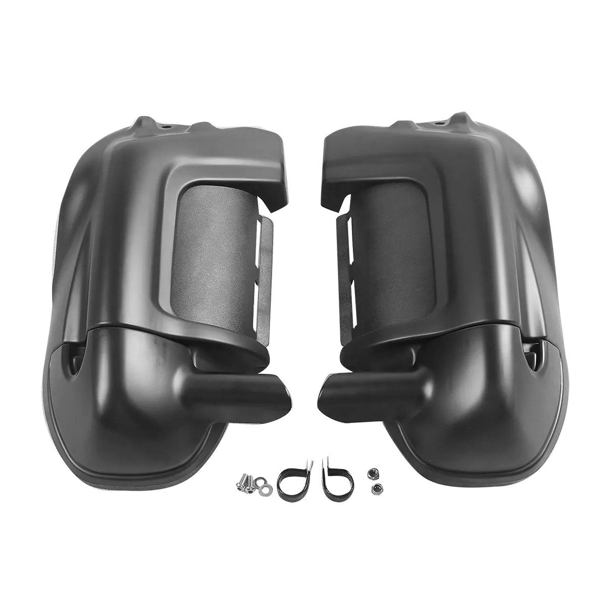Craftride Halter Beinschild Belüftet für Harley Davidson Touring Modelle 1983-2013 schw