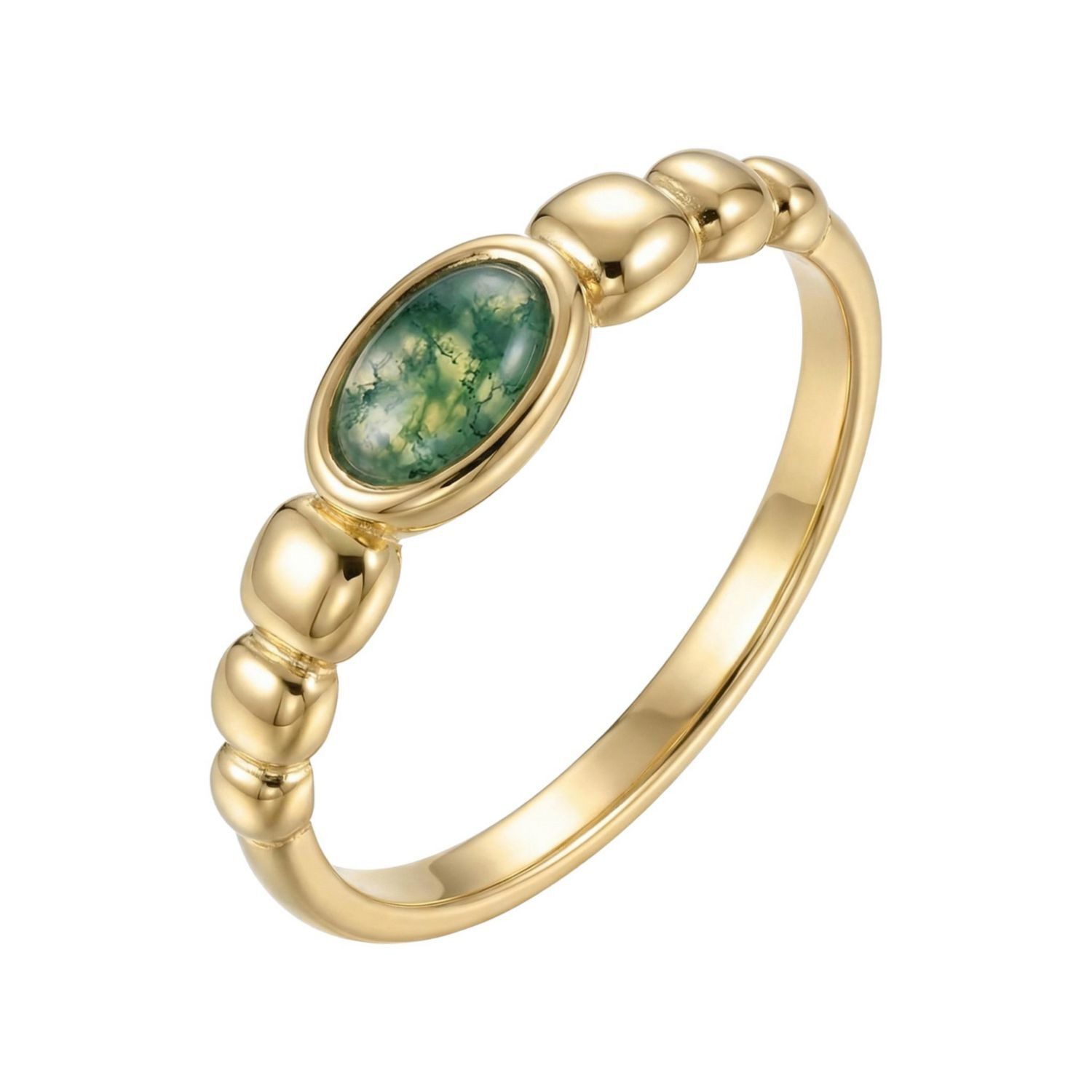 Noelani Silberring Noelani Ring für Damen, Silber 925, Achat (Ring, 1-tlg)