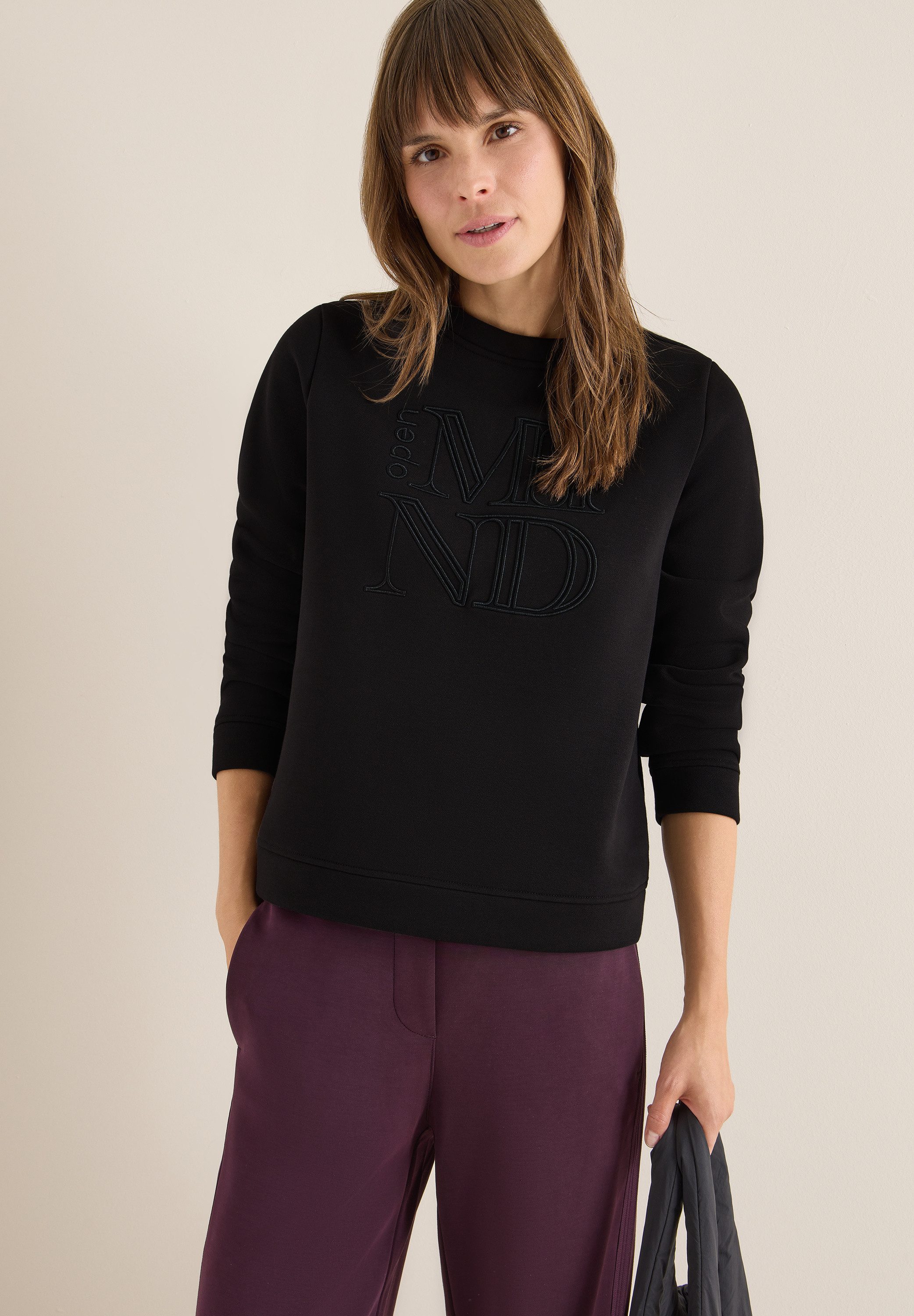 CECIL Sweatshirt mit Stickerei günstig online kaufen