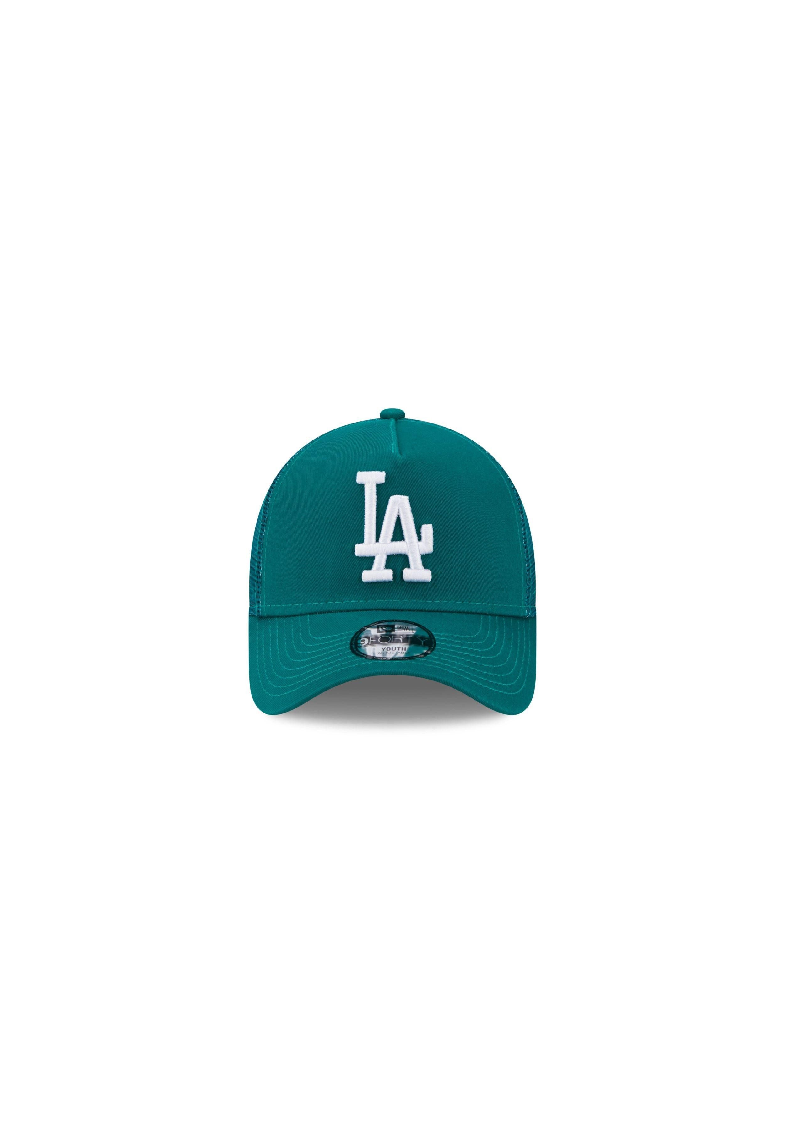 New Era Baseball Cap Los Angeles Dodgers MLB League Essential Green 9Forty Kids A-Frame Adj (1-St)