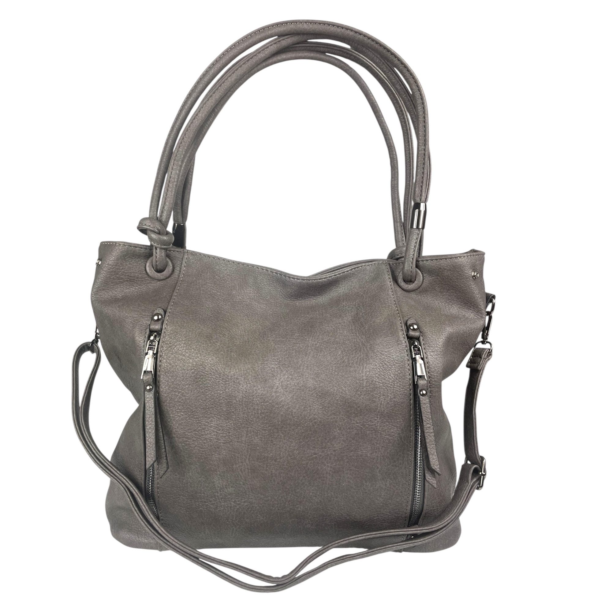 Taschen4life Schultertasche Tasche Shopper Henkeltasche D5326T, Satchel, Handtasche, Schultertasche, Umhängetasche groß