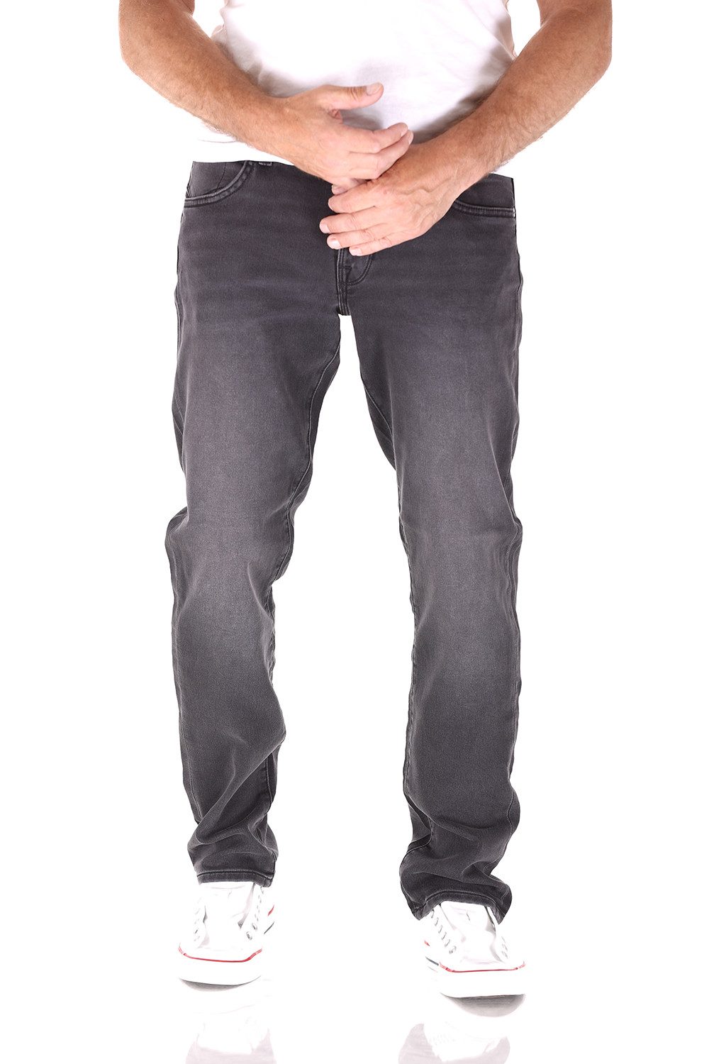 Jack & Jones Comfort-fit-Jeans Jack & Jones Mike Original Comfort Tapered Herren Jeans Hose