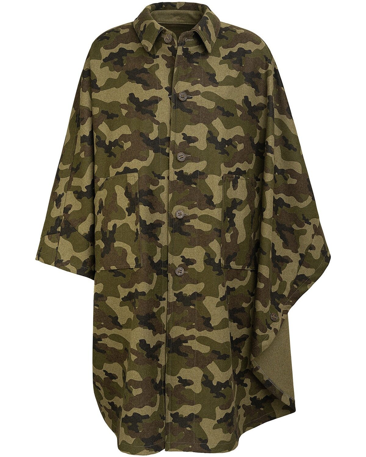Rascher Cape Camo-Wende-Lodenkotze Wetterfleck Prestige